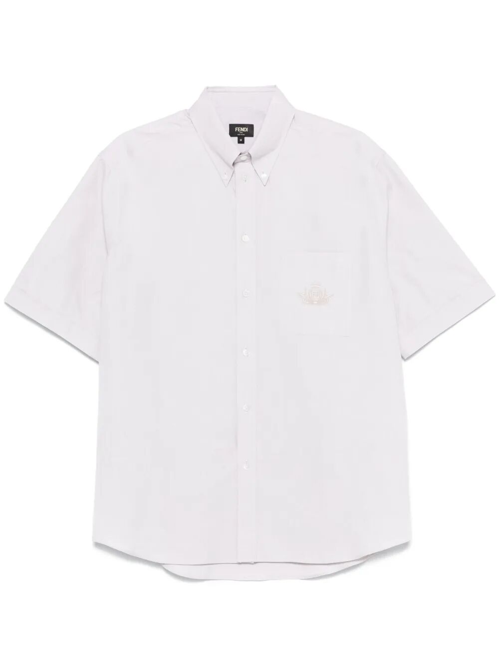 Fendi Fendi Crest Oxford Cotton Shirt