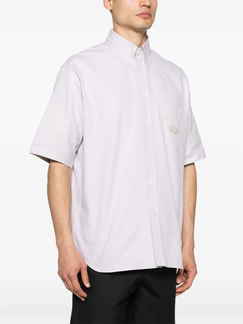 Fendi Fendi Crest Oxford Cotton Shirt