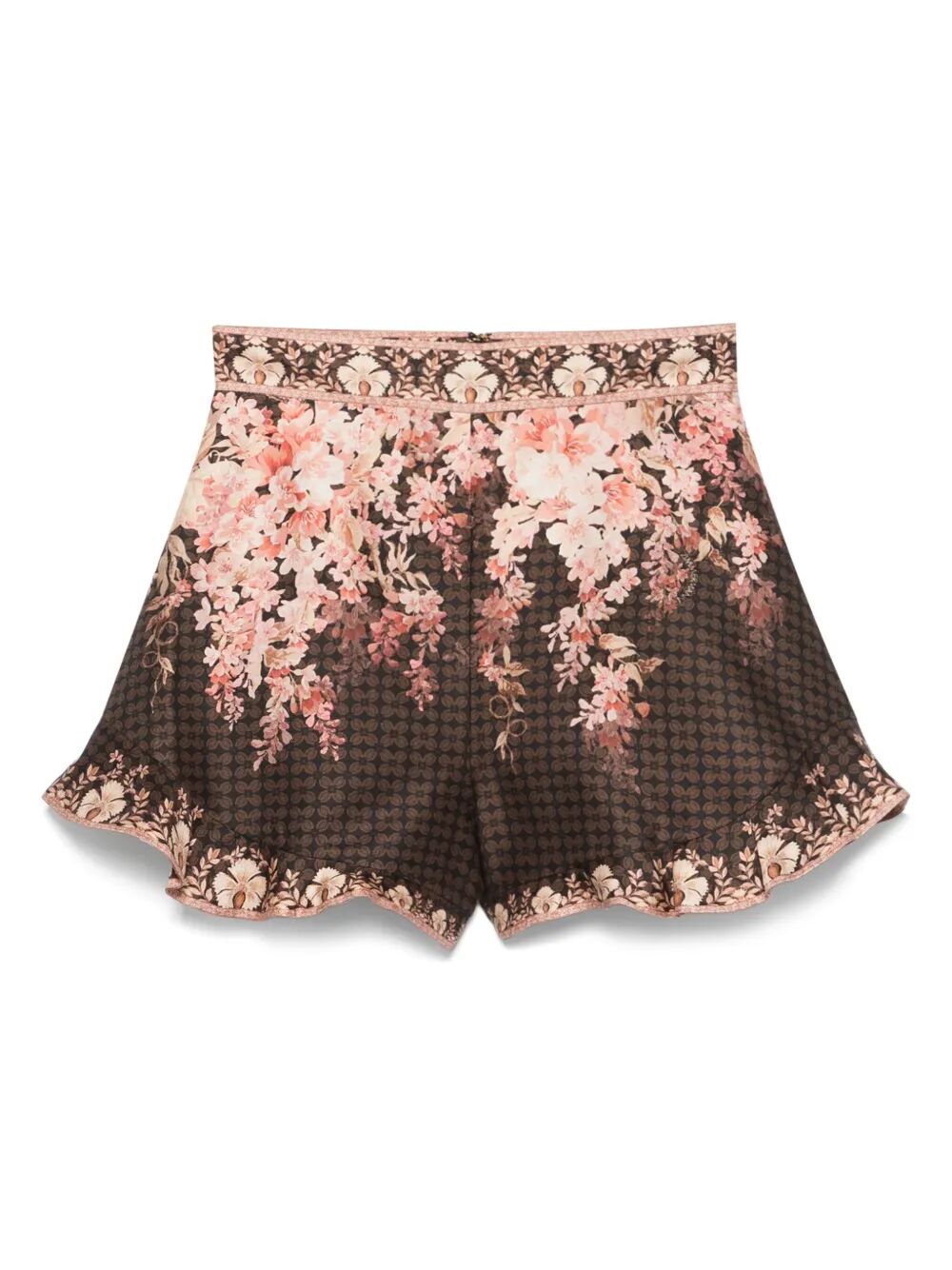 Zimmermann Illuminate Flutter Silk Blend Shorts