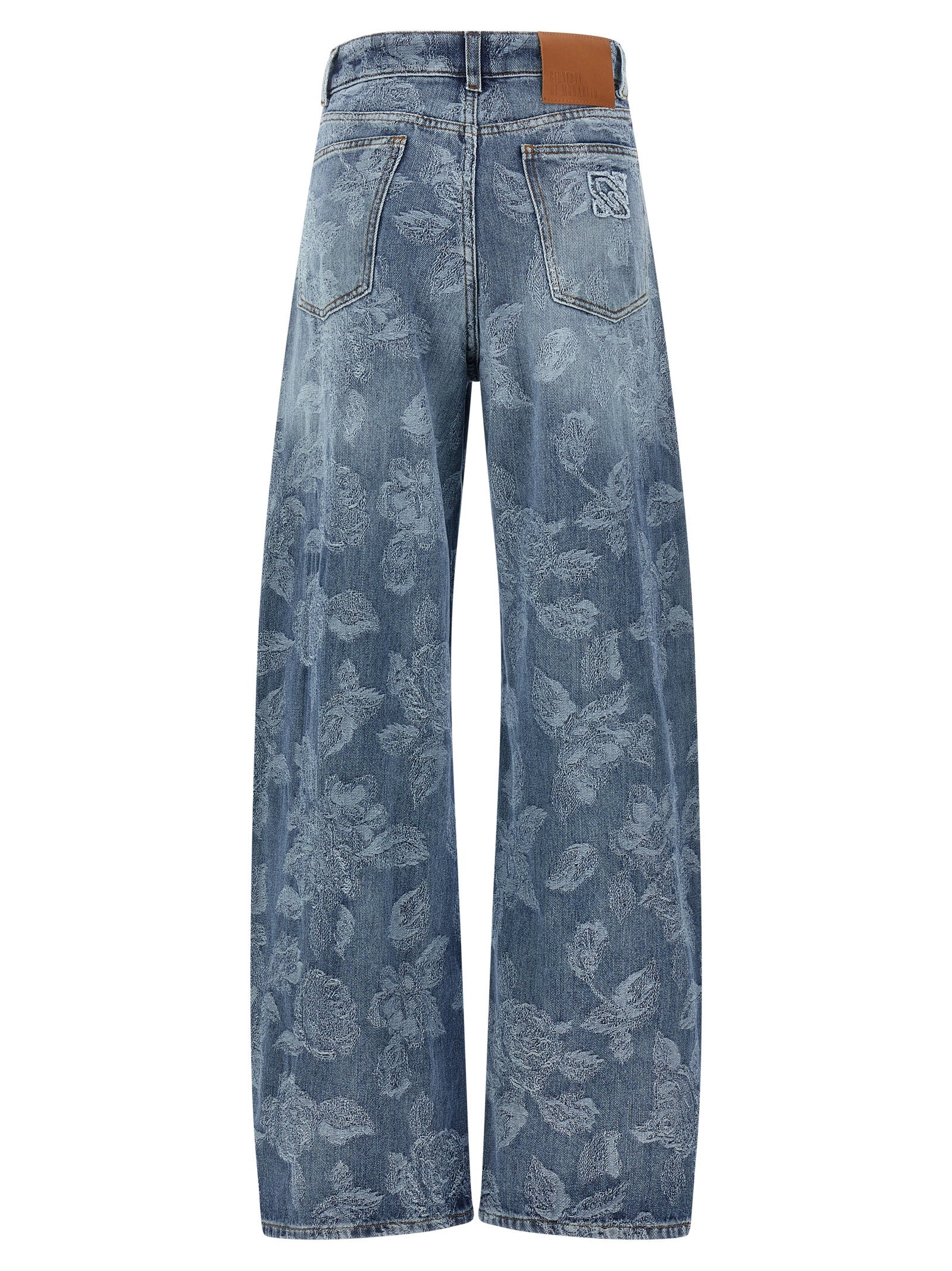 Giuseppe Di Morabito Jacquard Flower Jeans