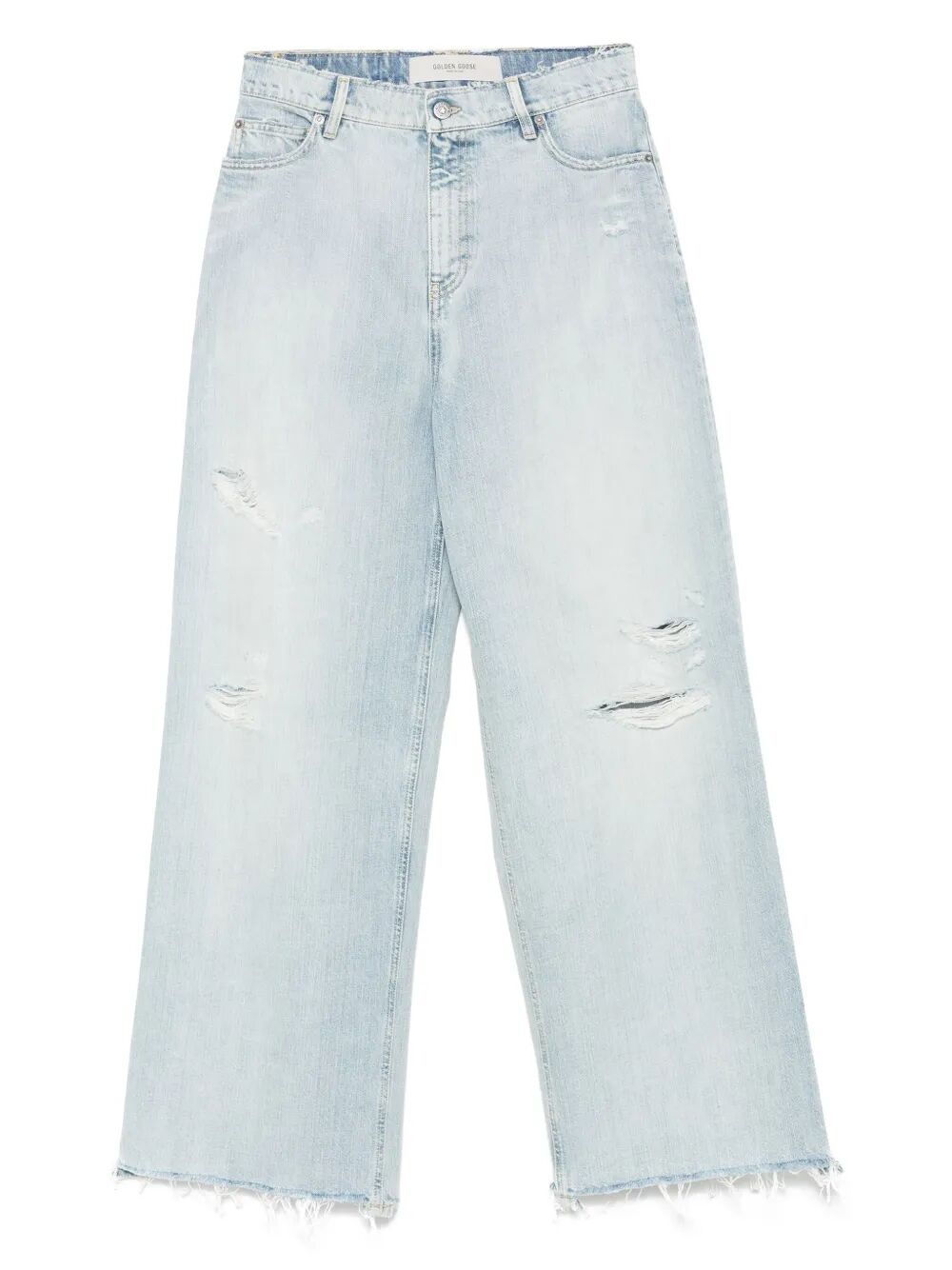 Golden Goose Lived-in Denim Effect Boyfriend Jeans