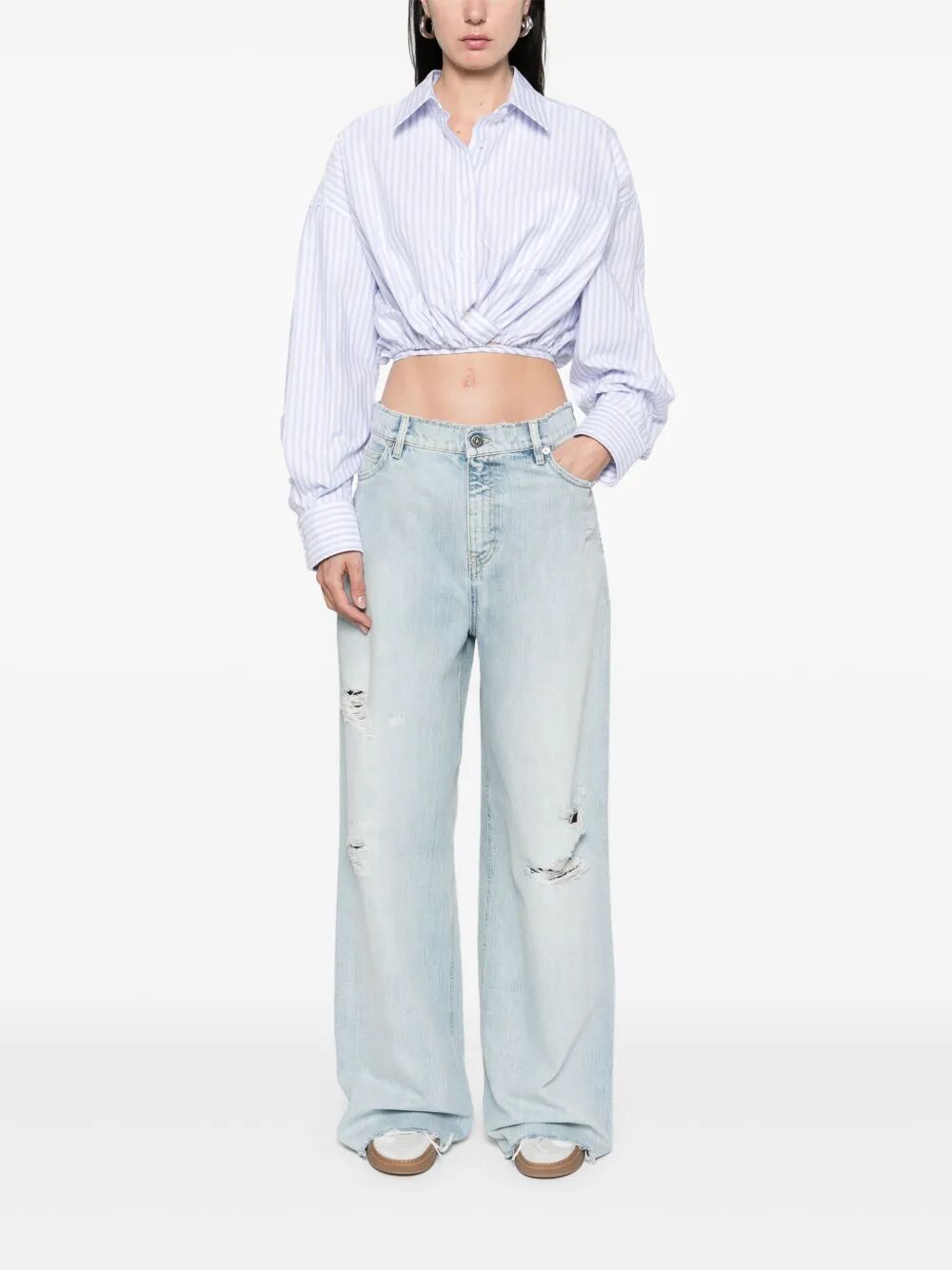 Golden Goose Lived-in Denim Effect Boyfriend Jeans