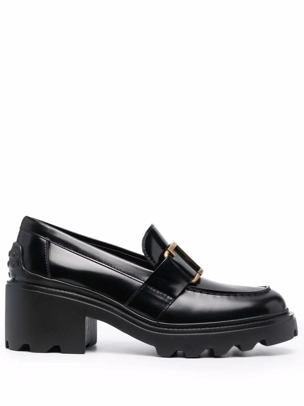 Tod's Leather Heeled Loafers