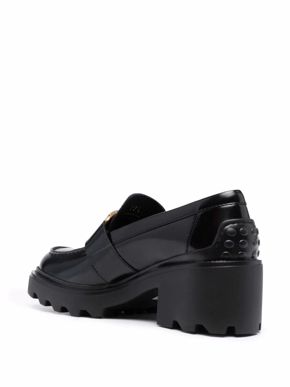 Tod's Leather Heeled Loafers