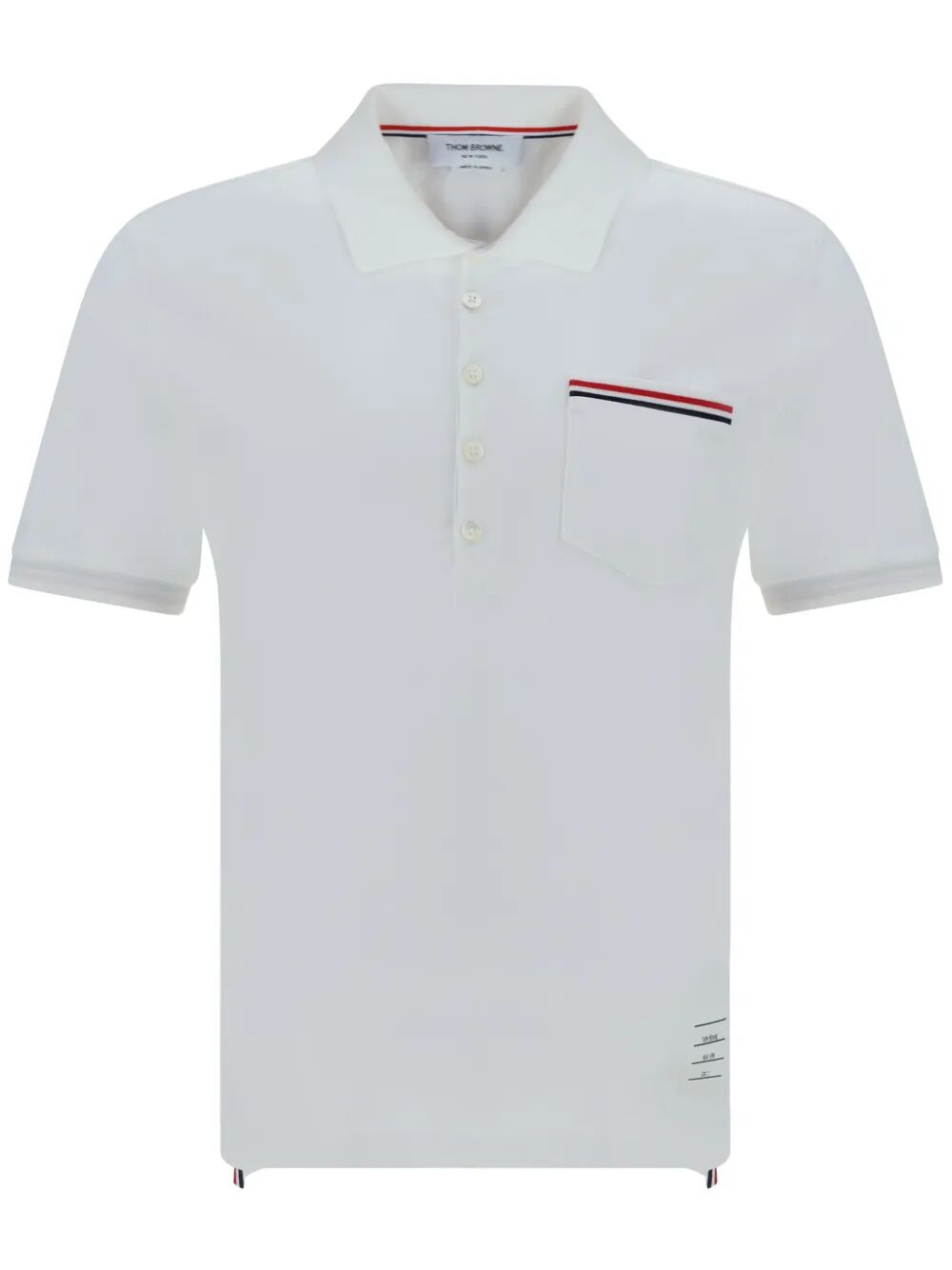 Thom Browne Piqué Pocket Polo