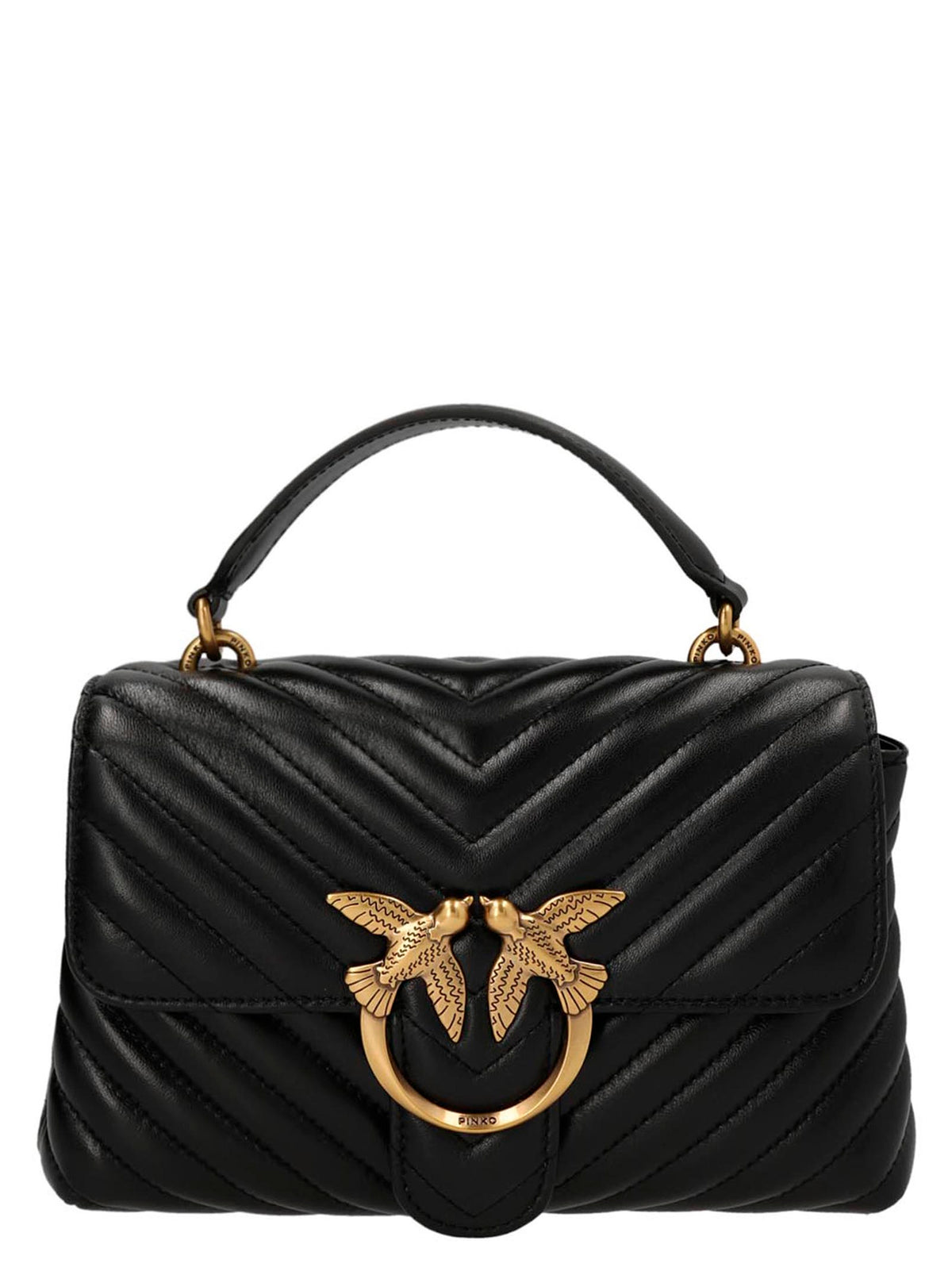 Pinko Hand Bag 'Big Lady Love Bag Puff Chevron'