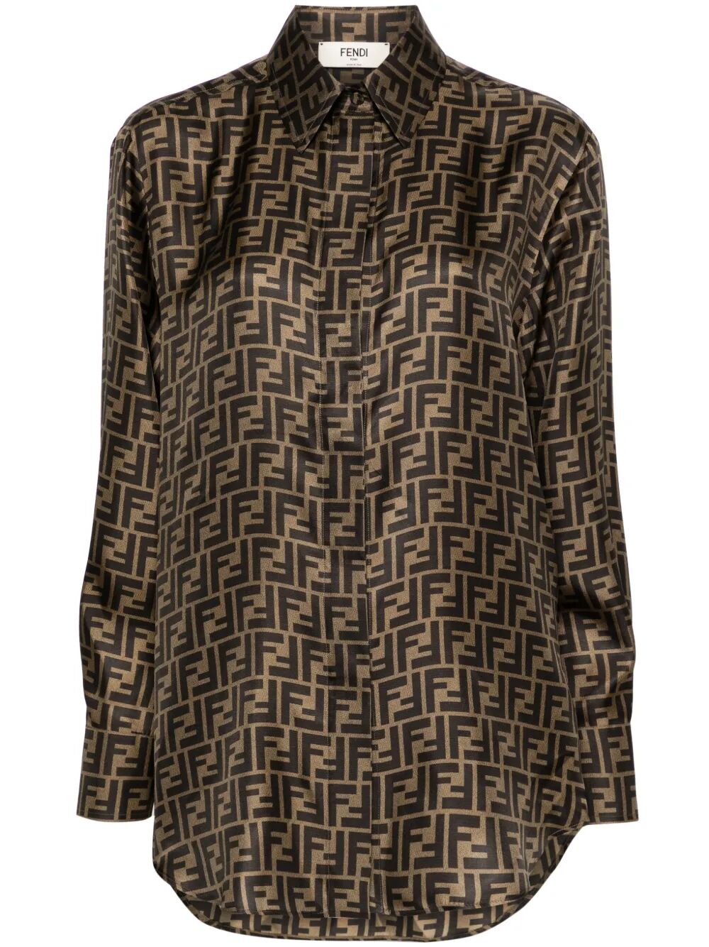 Fendi Ff Silk Shirt