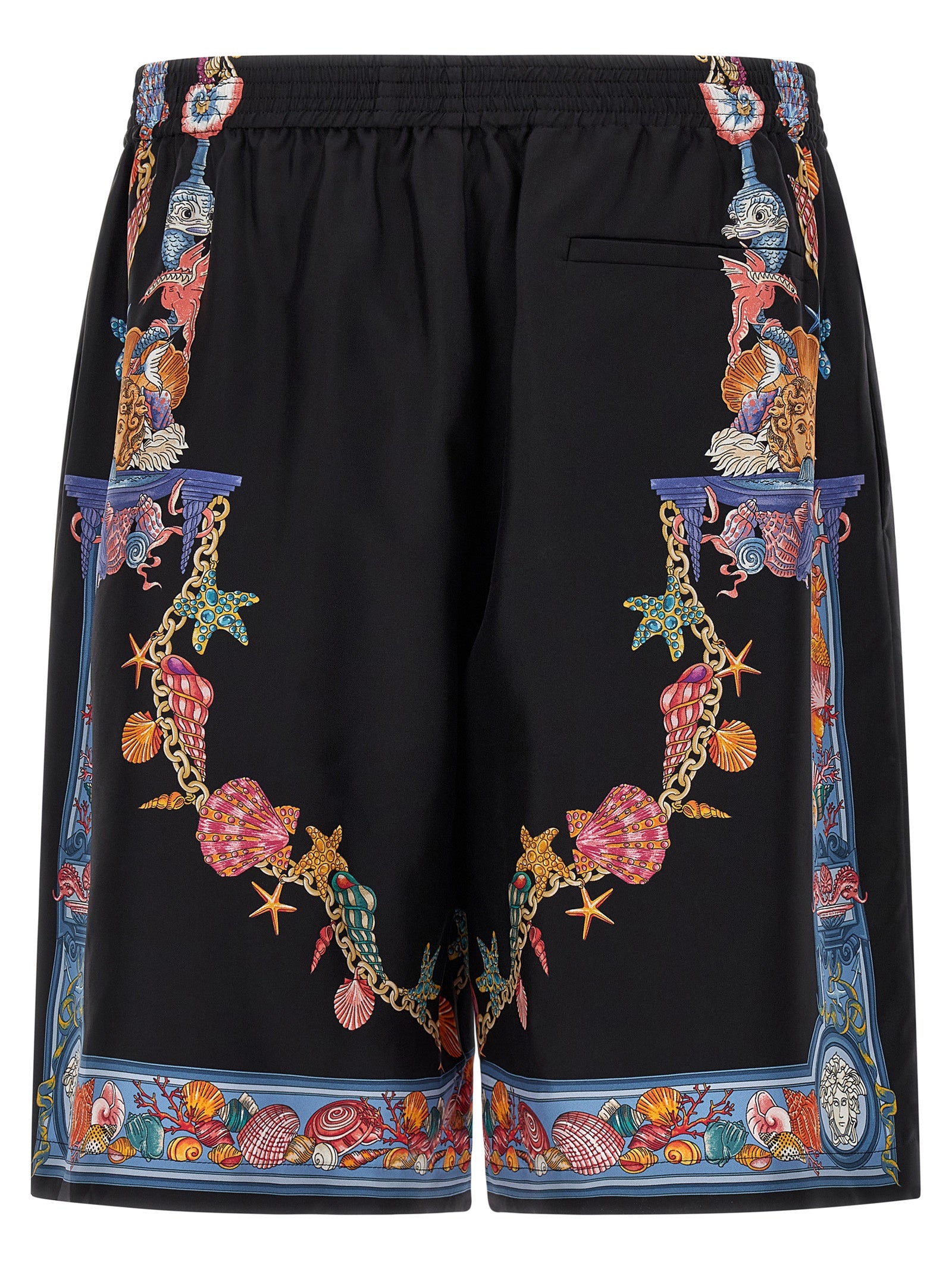 Versace 'Coral Theatre' Print Bermuda Shorts