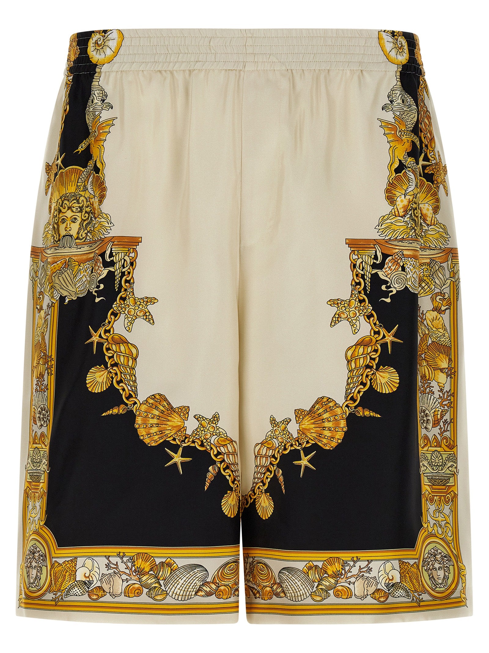 Versace 'Coral Theatre' Print Bermuda Shorts