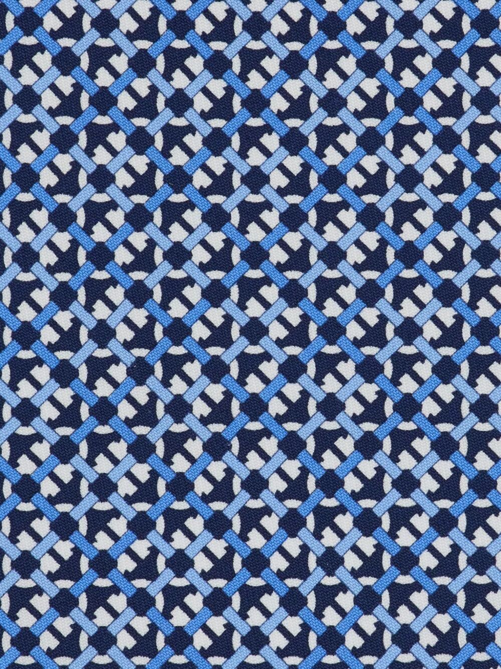 Ferragamo Anteo Gancini Print Silk Tie