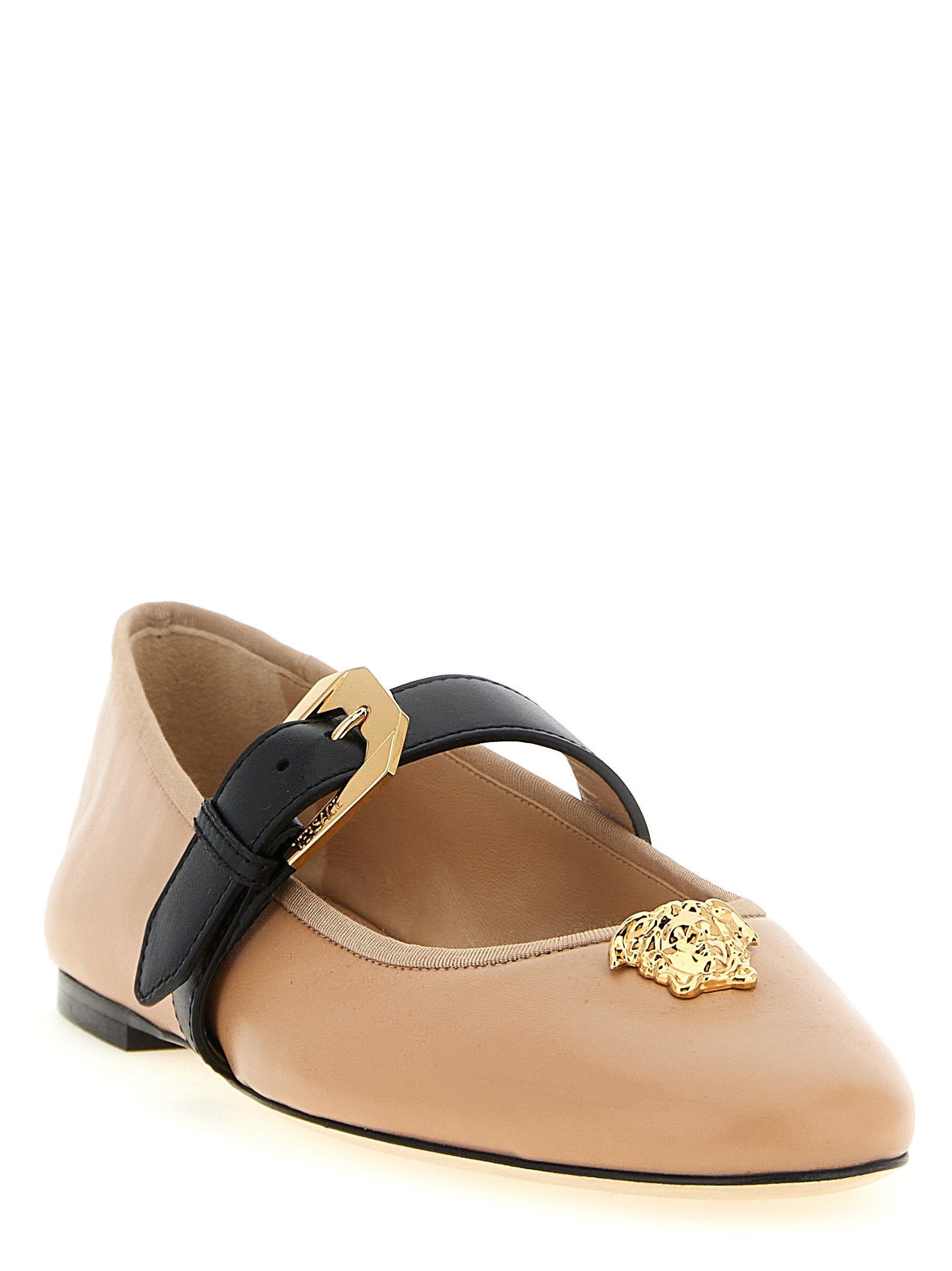 Versace 'La Medusa' Ballet Flats