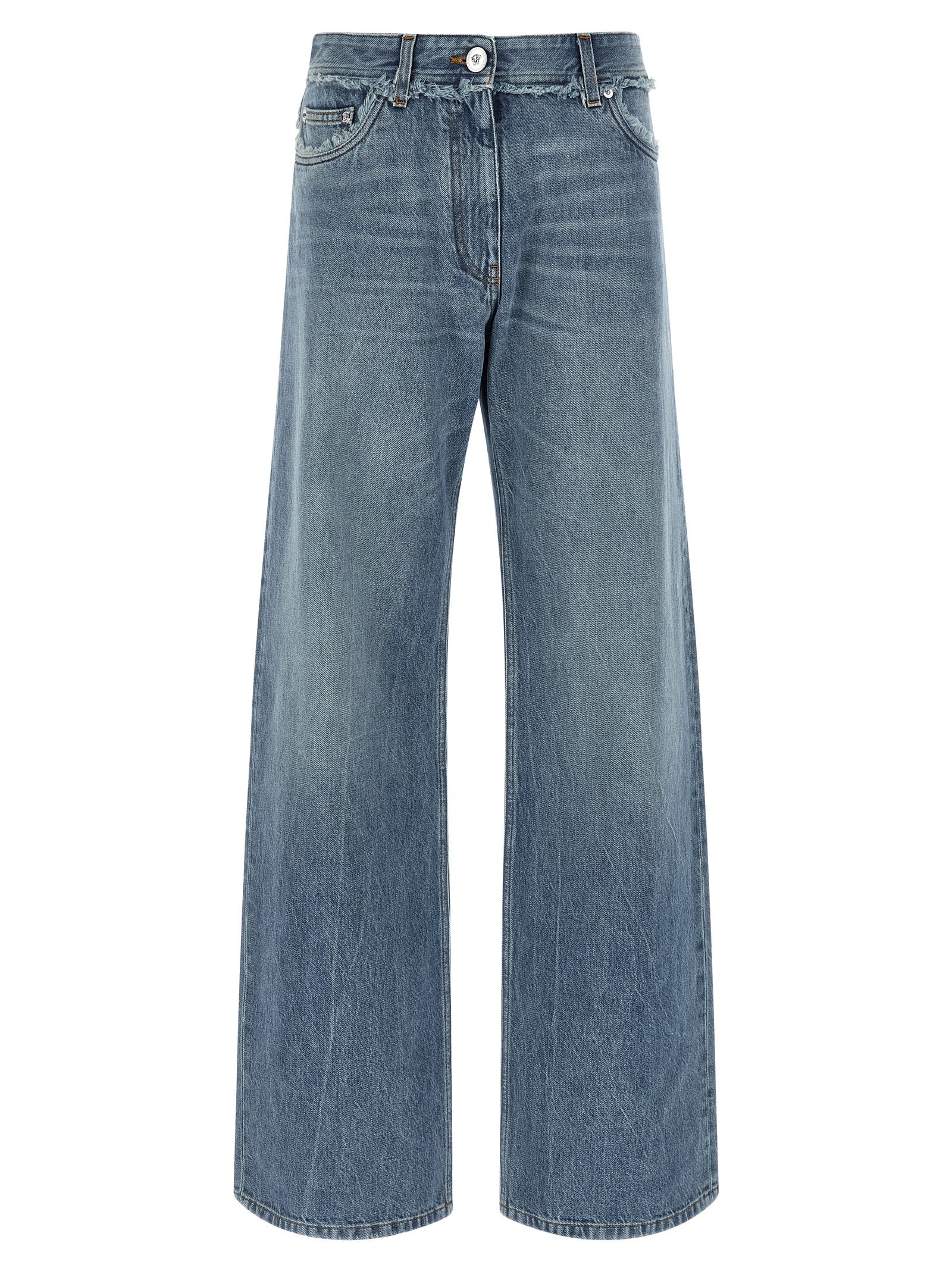 Versace Fringed Jeans