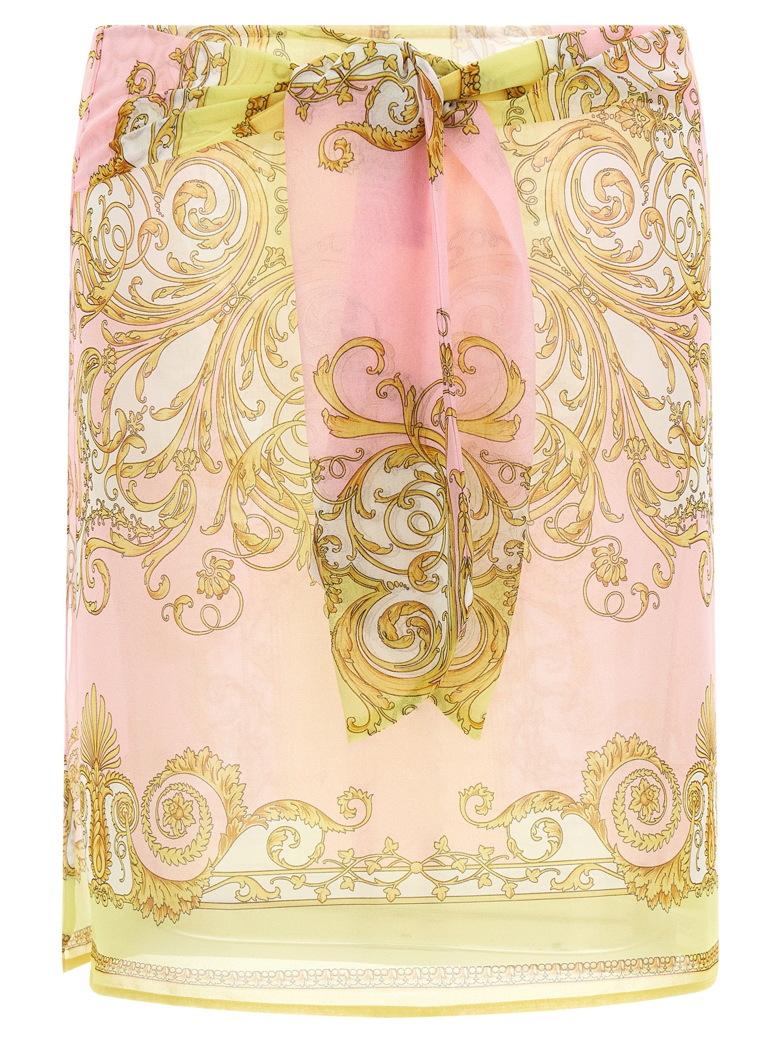 Versace 'Spring Barocco' Beach Cover-Up Skirt
