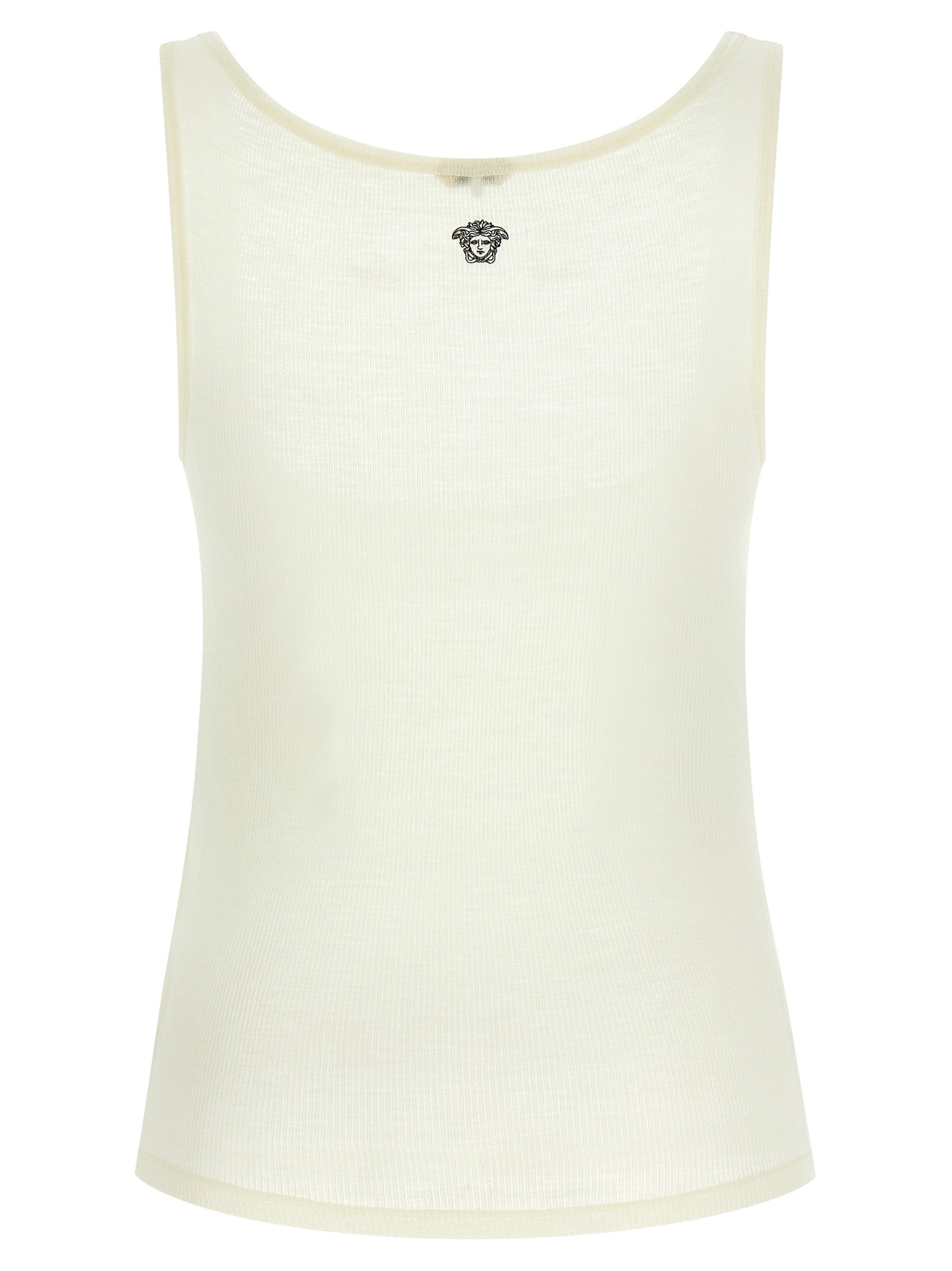 Versace 'La Medusa' Embroidery Top