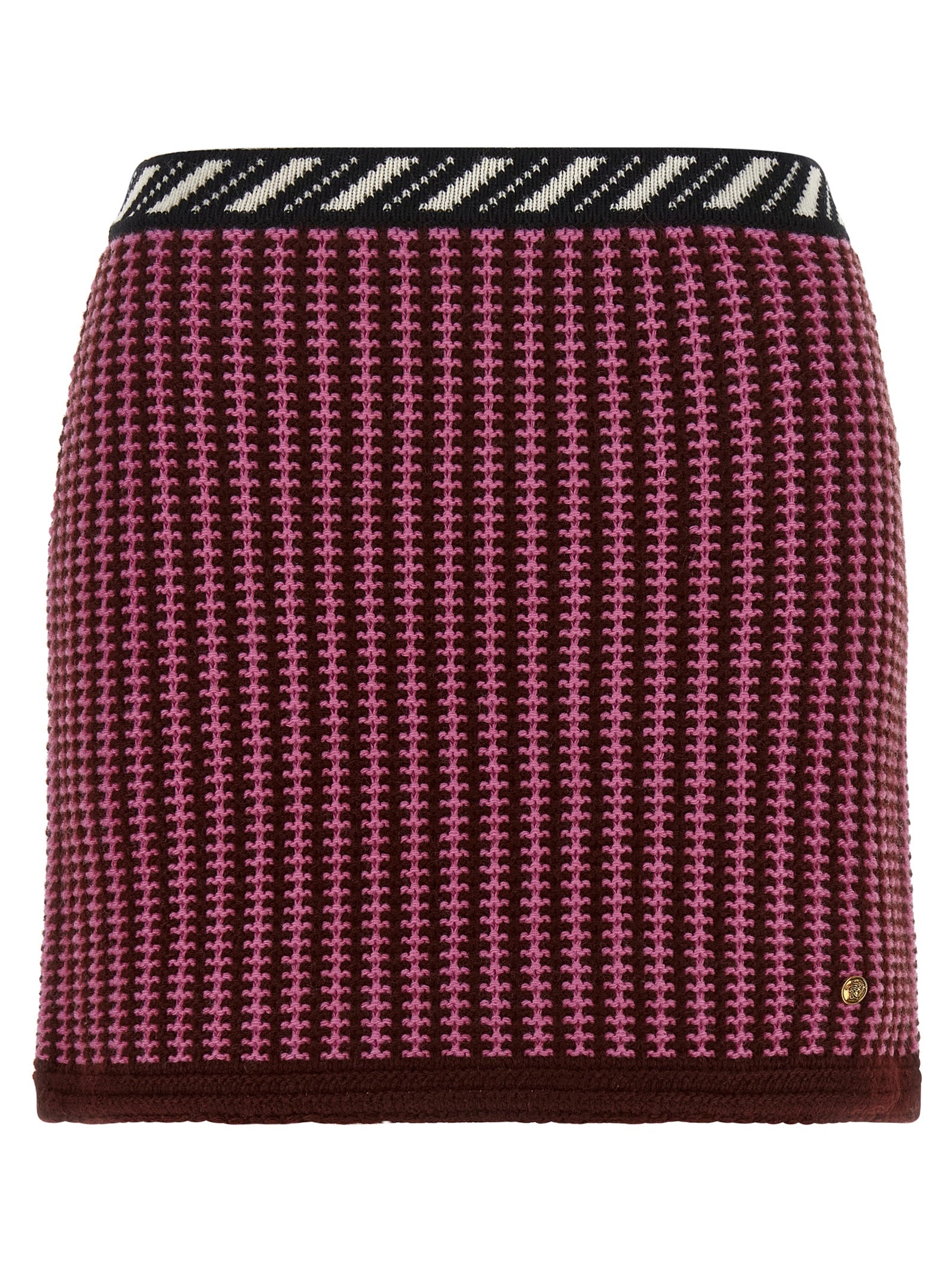 Versace Crochet Knit Skirt