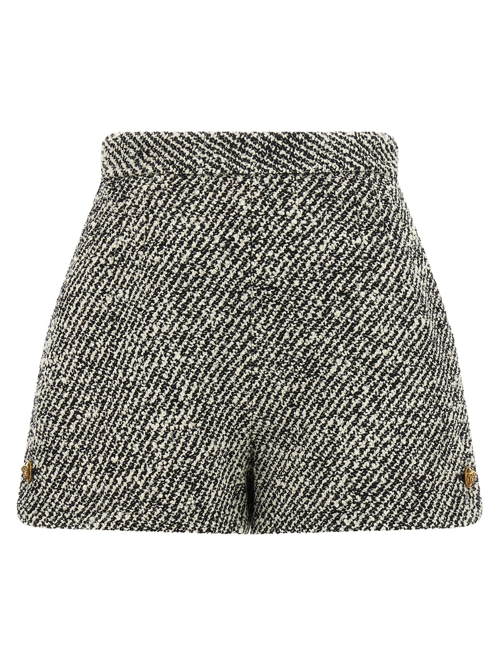 Versace Bouclé Wool Shorts