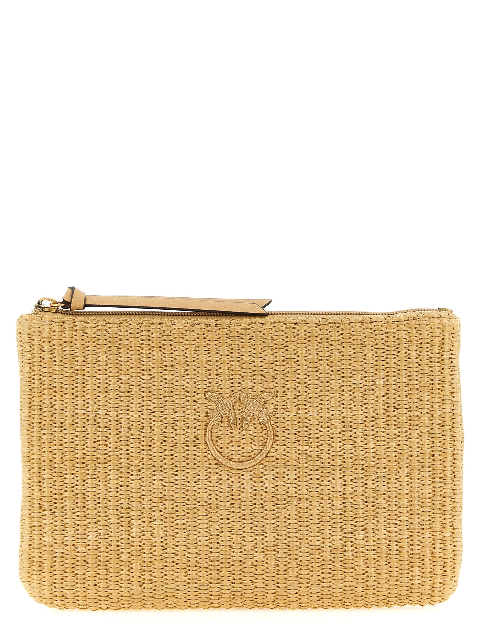 Pinko Raffia Clutch