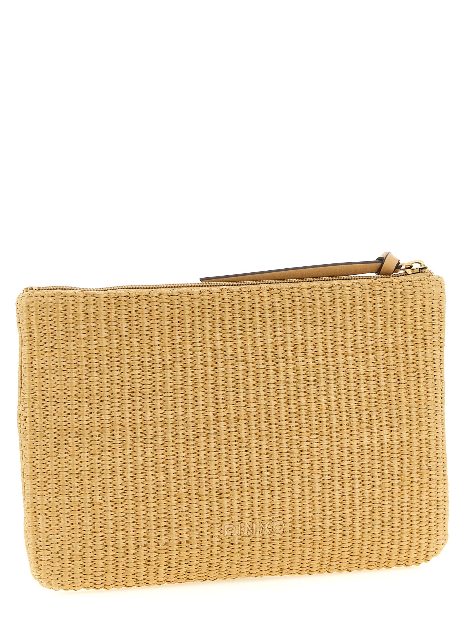 Pinko Raffia Clutch