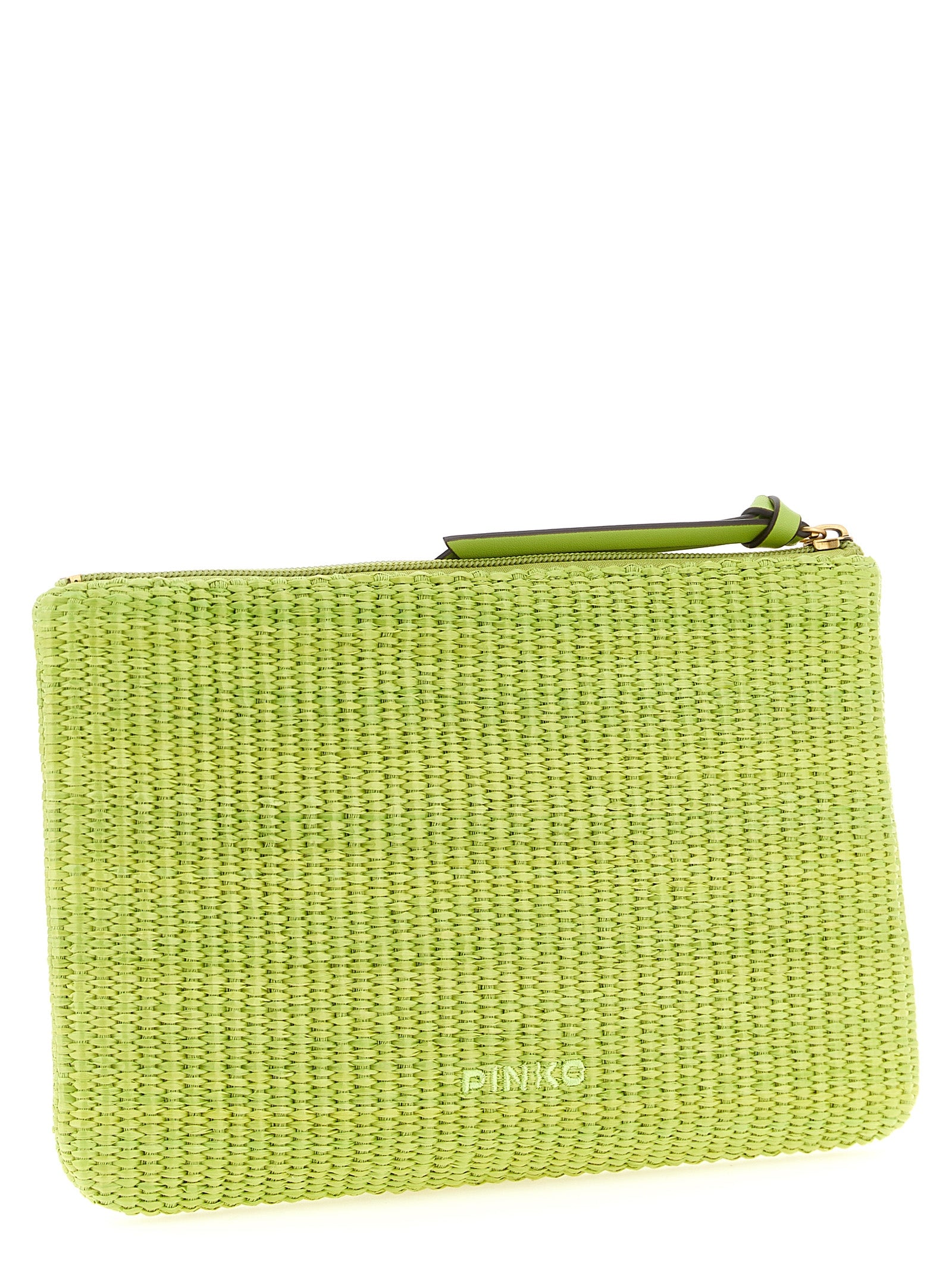 Pinko Raffia Clutch