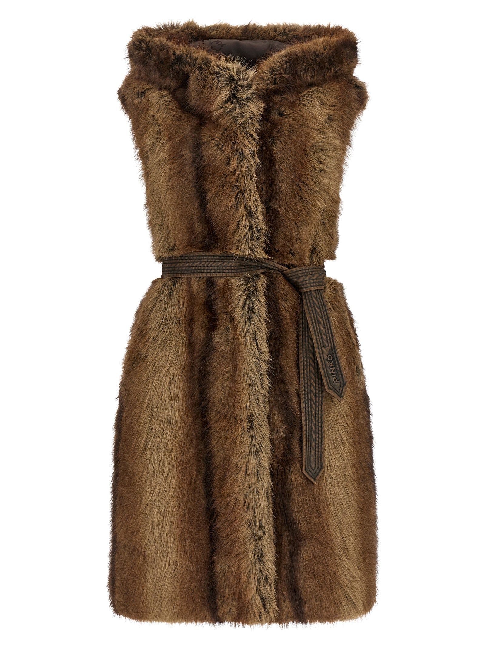Pinko 'Galearis' Faux Fur Vest