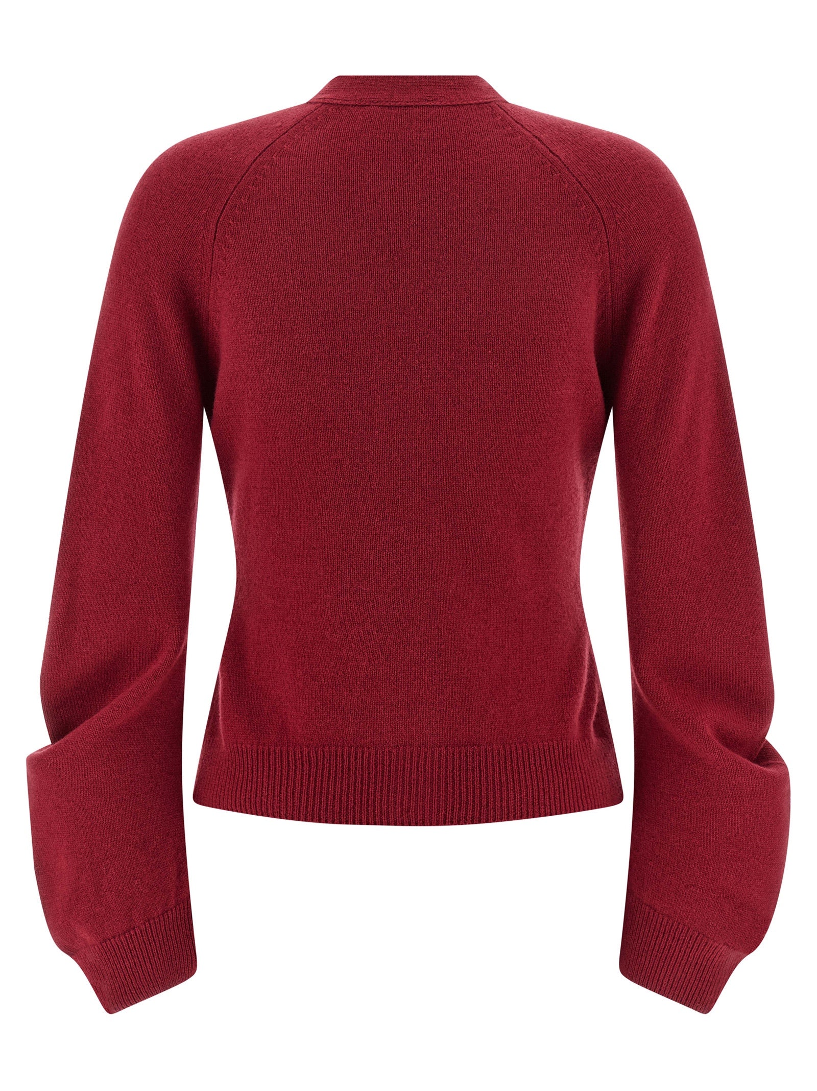 Nude Curved Sleeves Cardigan