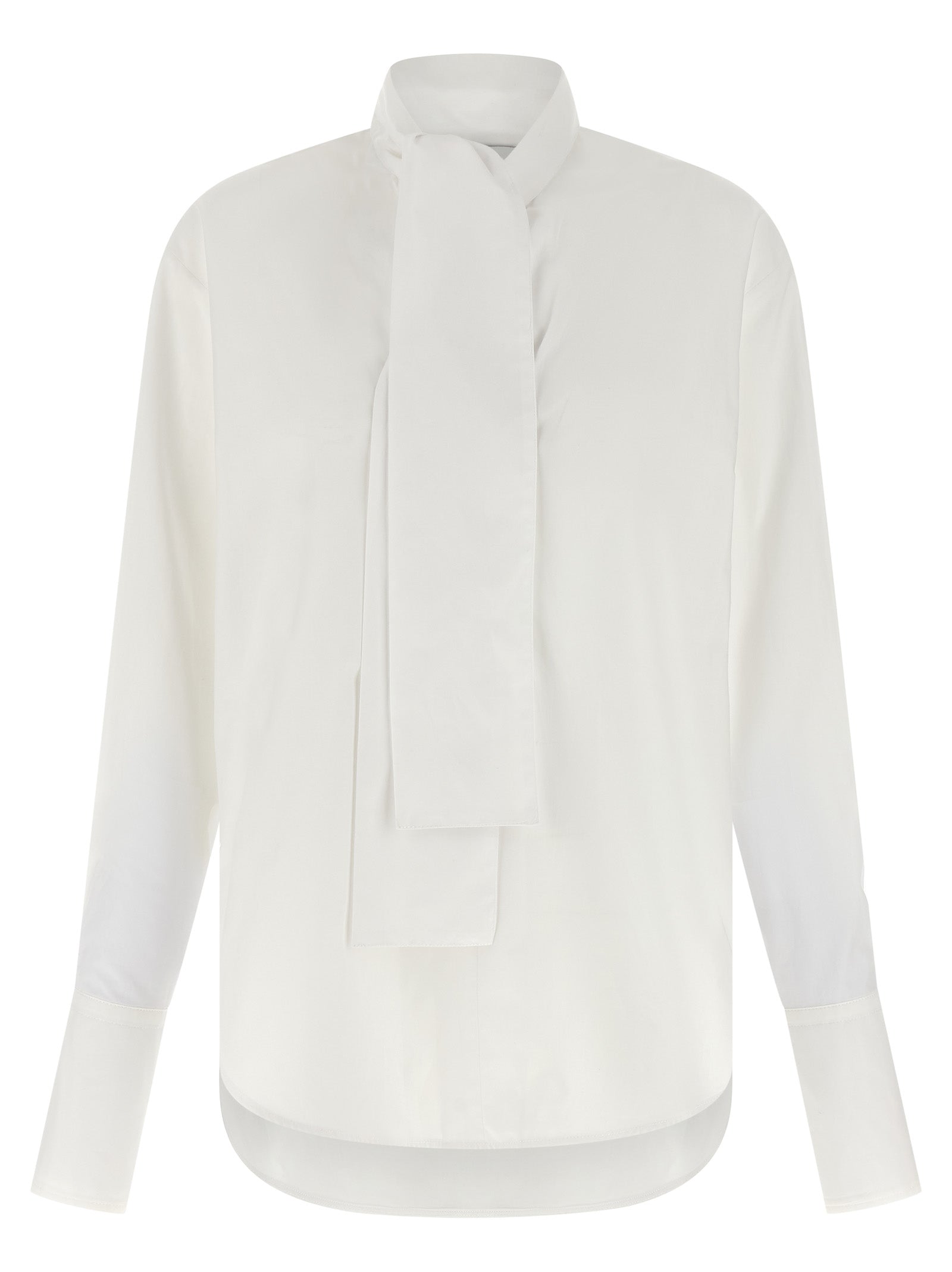 Nude Lavallière Collar Shirt