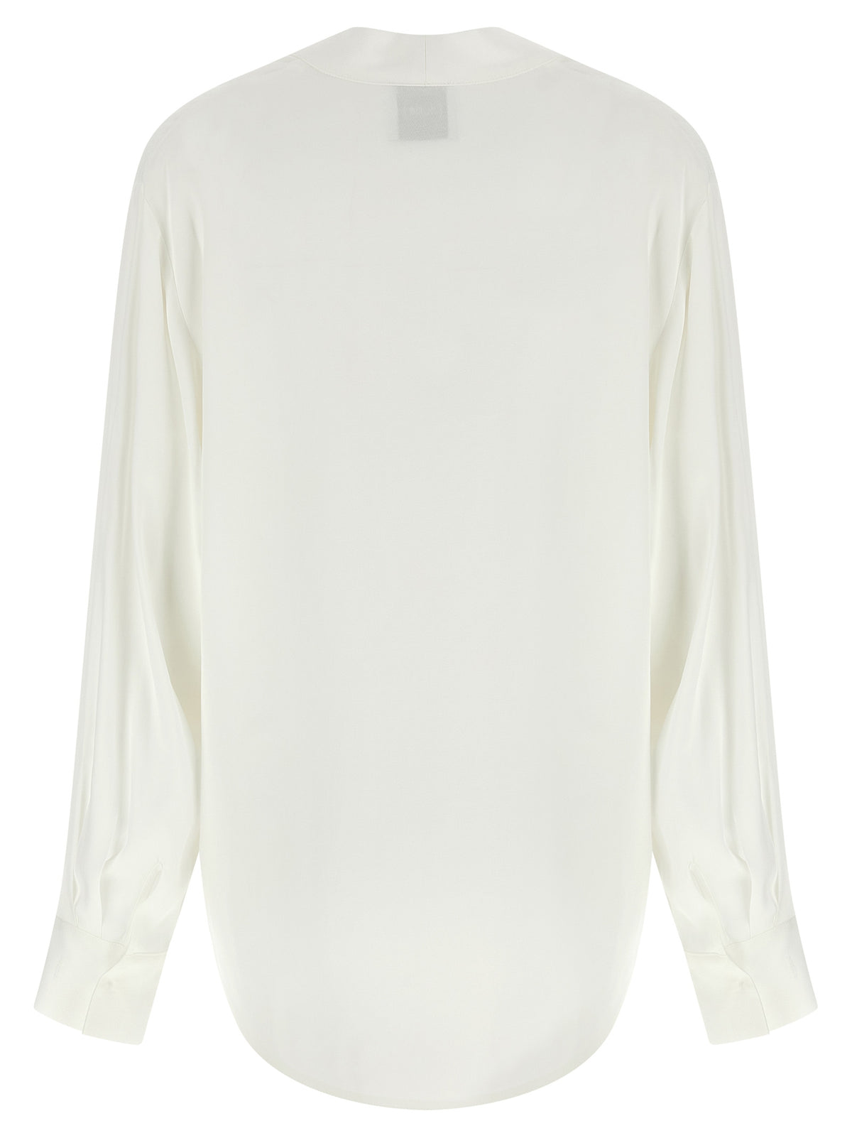 Nude V-Neck Blouse