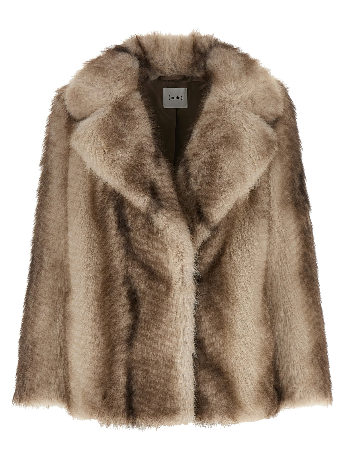 Nude Faux Fur Jacket