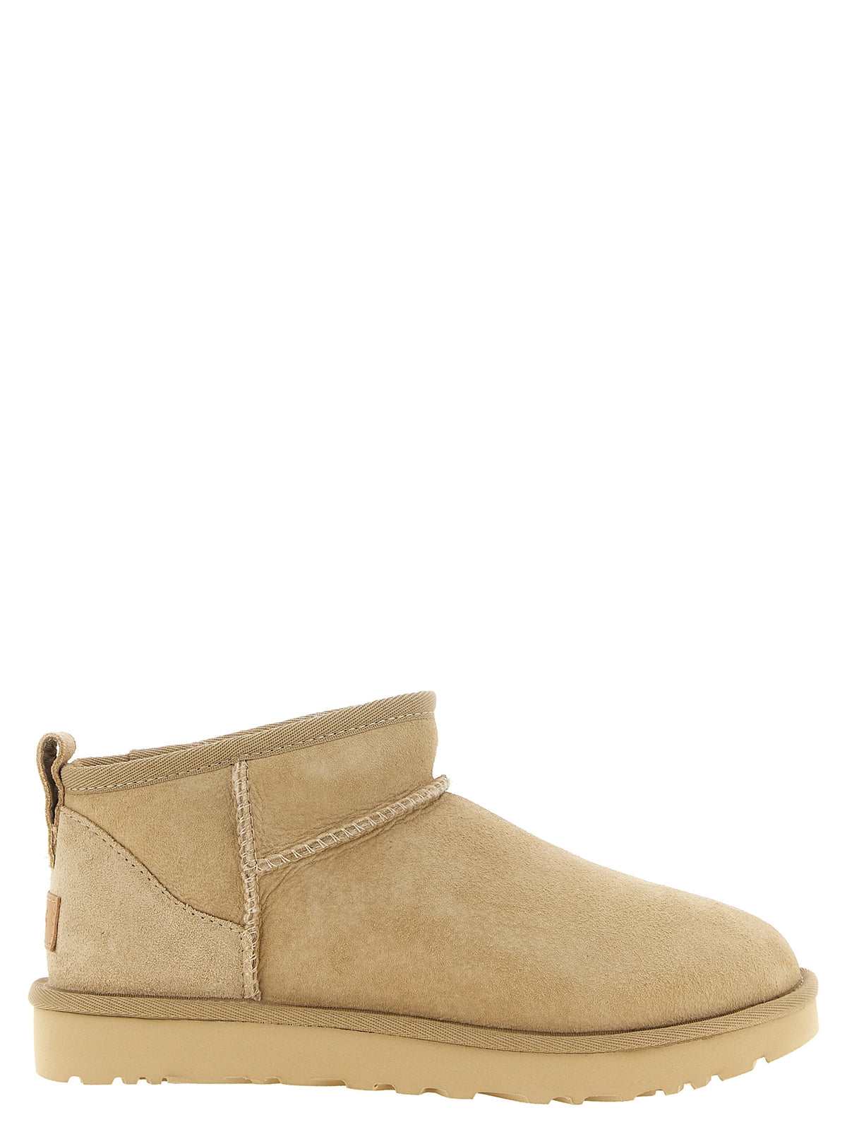 Ugg 'Classic Ultra Mini' Beige Ankle Boots