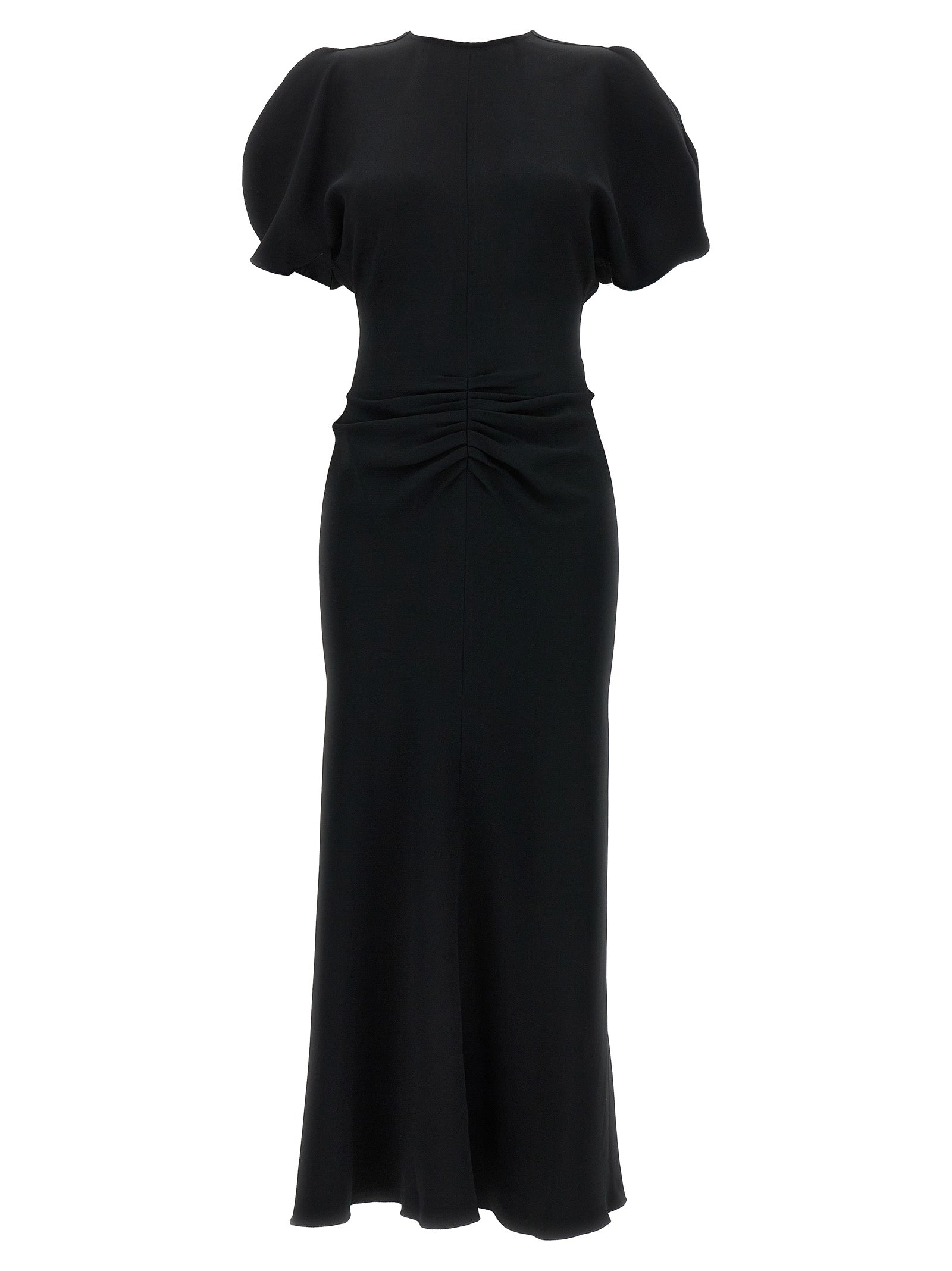 Victoria Beckham 'Gathered Waist Midi' Dress