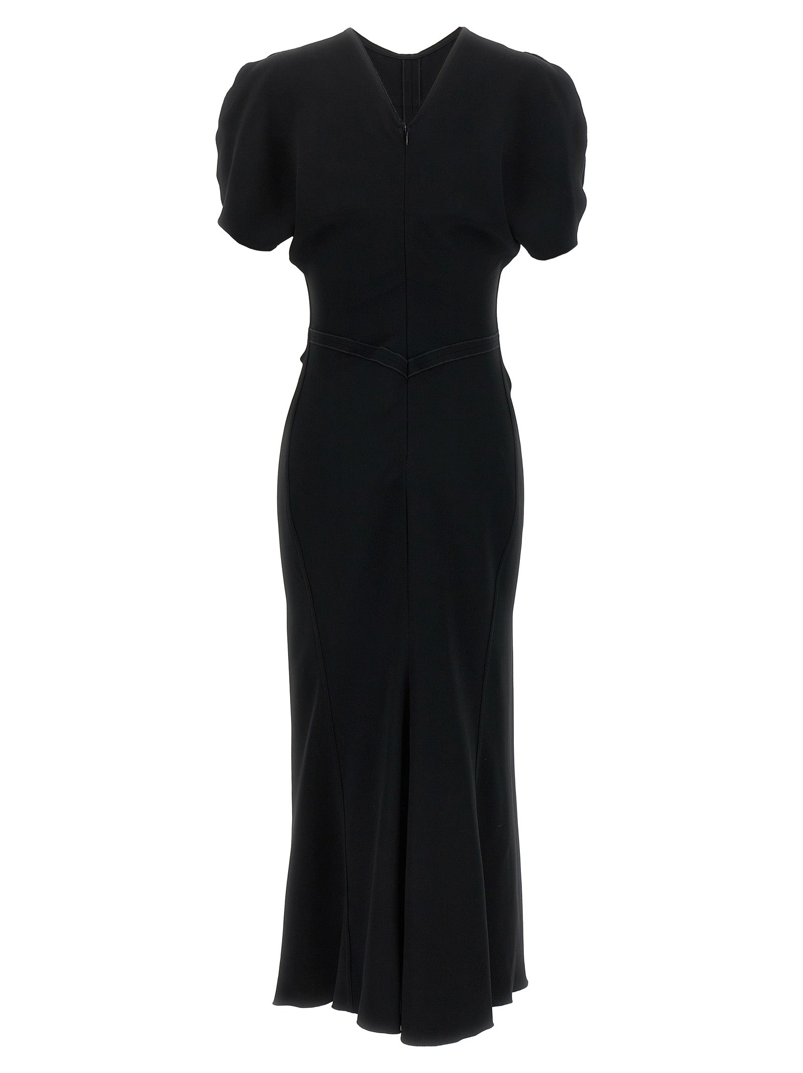 Victoria Beckham 'Gathered Waist Midi' Dress
