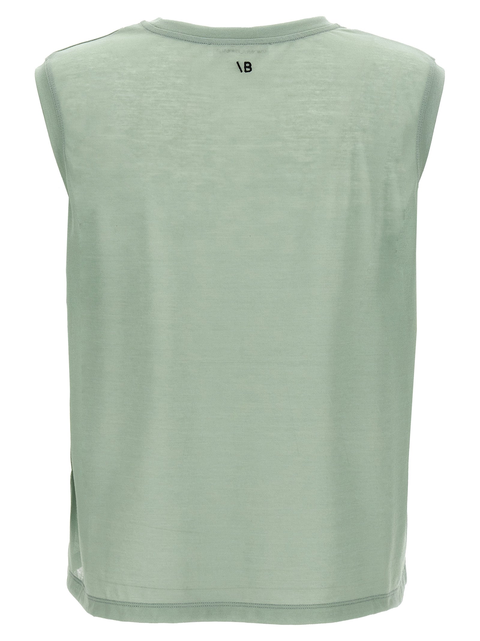 Victoria Beckham Logo Embroidery Top