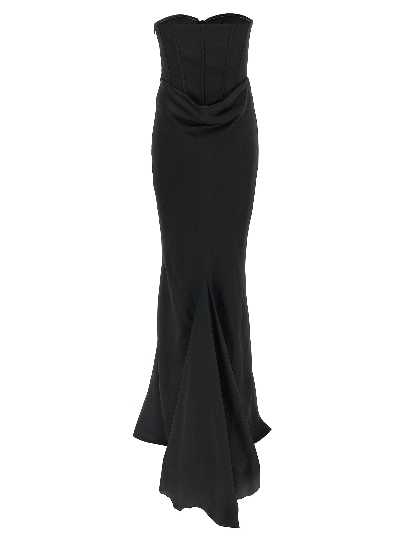 Rotate Birger Christensen 'Satin Corset Maxi' Dress
