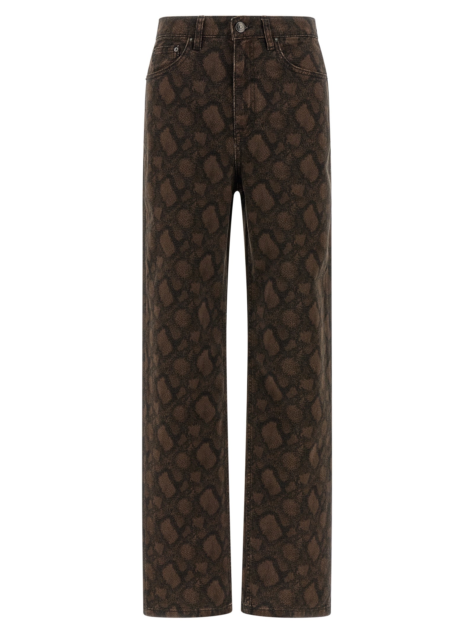 Rotate Birger Christensen Animal Print Jeans