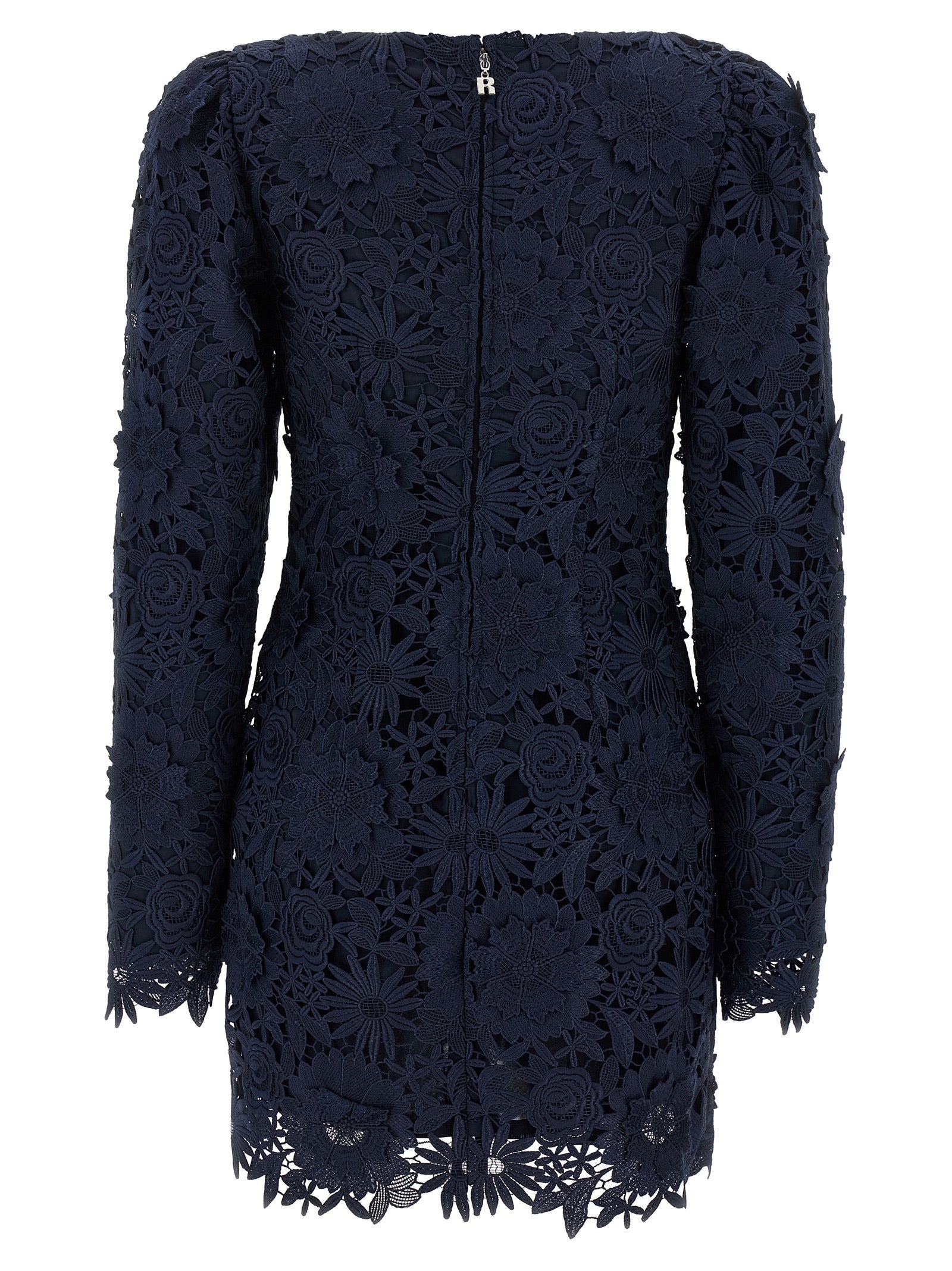 Rotate Birger Christensen '3D Lace Ls Mini' Dress