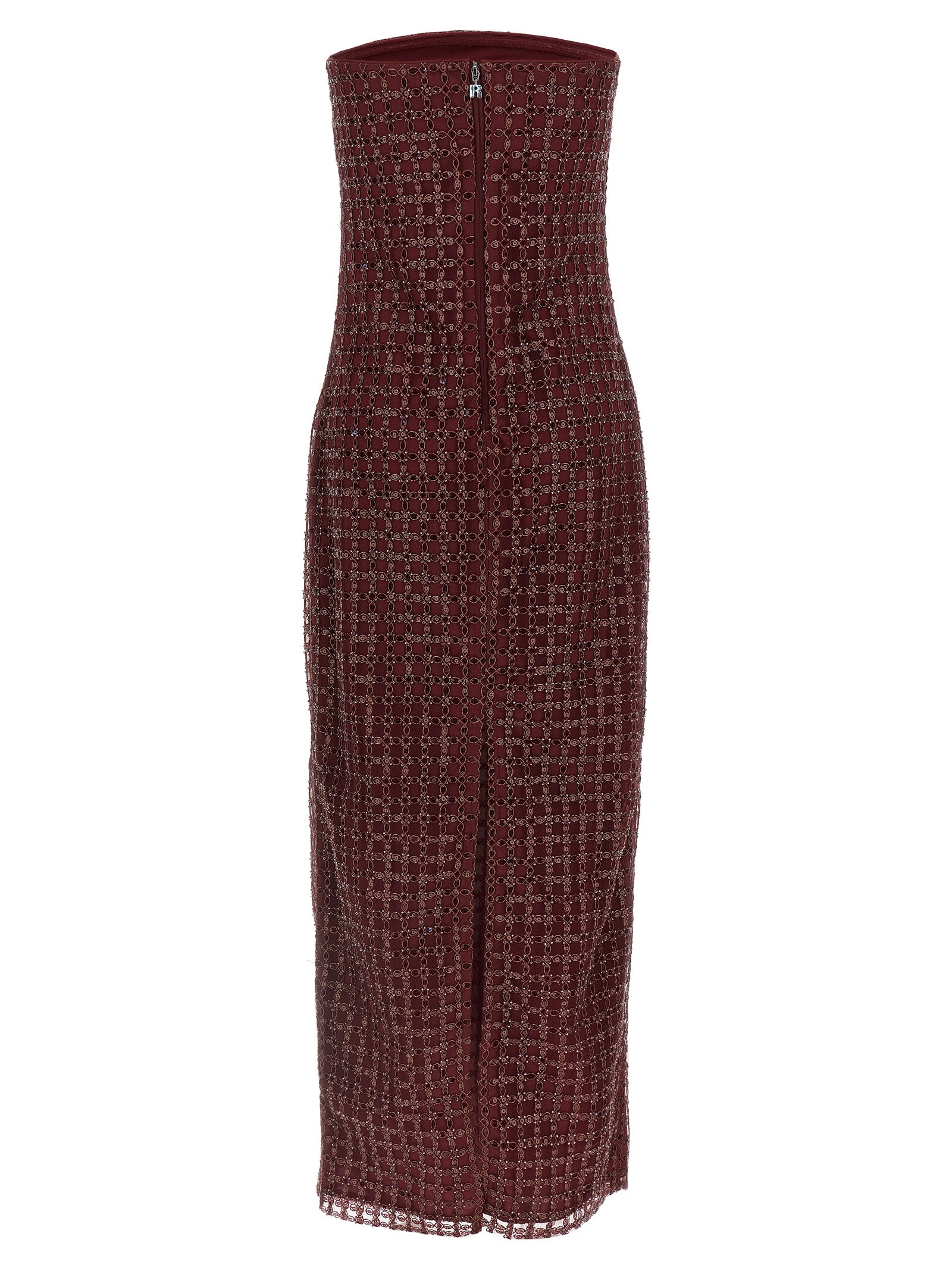 Rotate Birger Christensen 'Beaded Maxi Tube' Dress