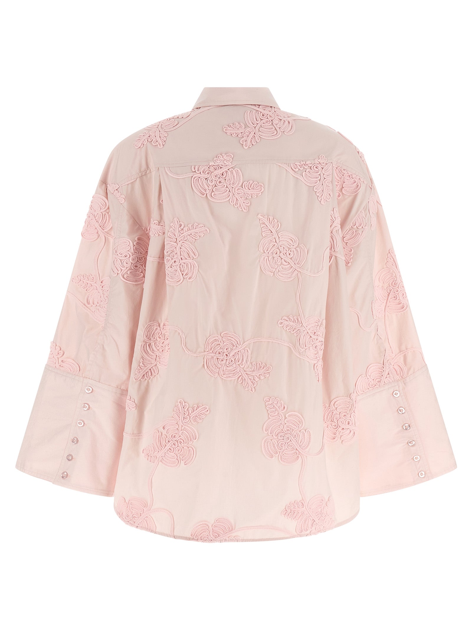 Rotate Birger Christensen Floral Embroidery Shirt