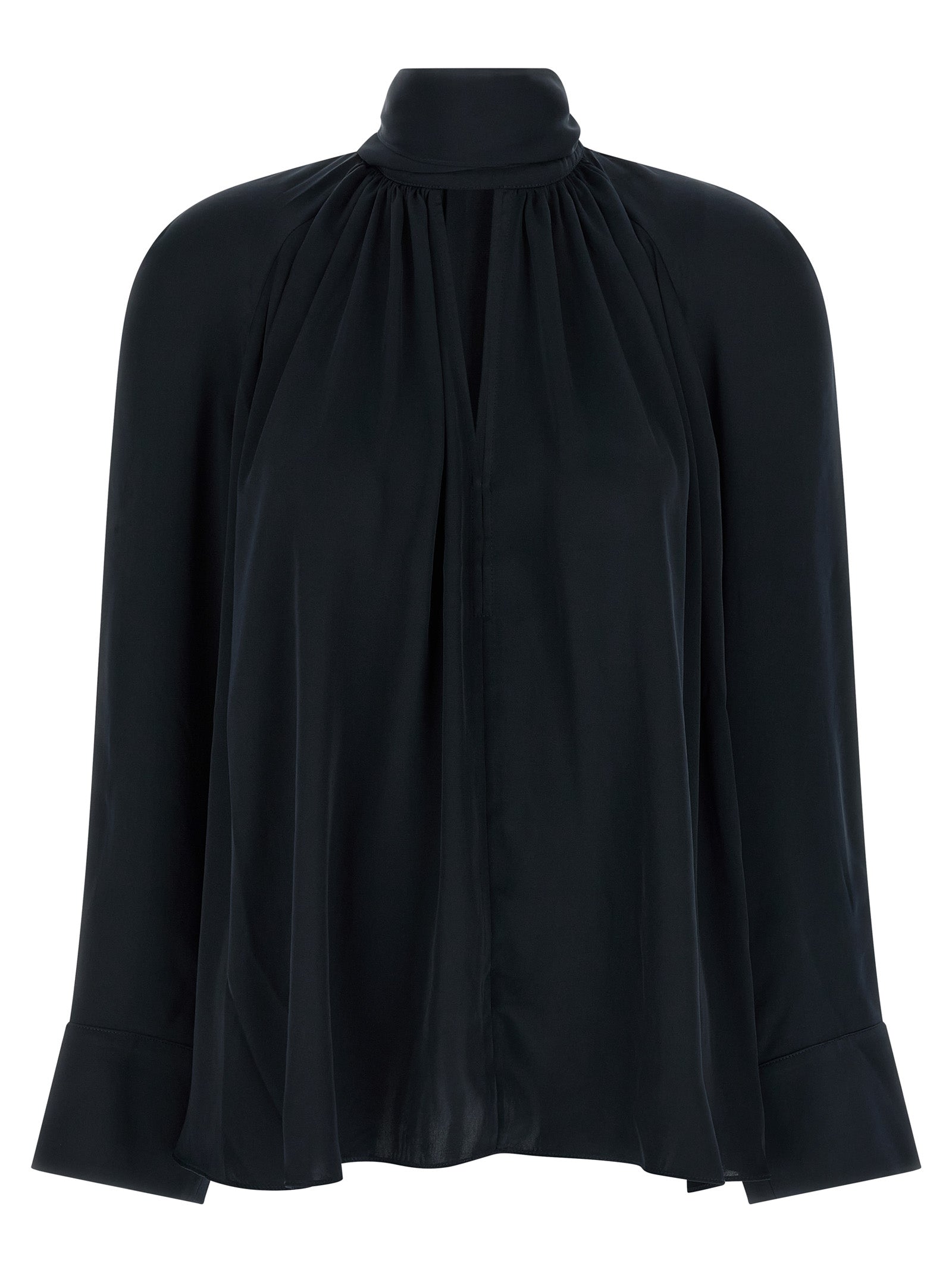 Rotate Birger Christensen 'Satin Bow' Blouse