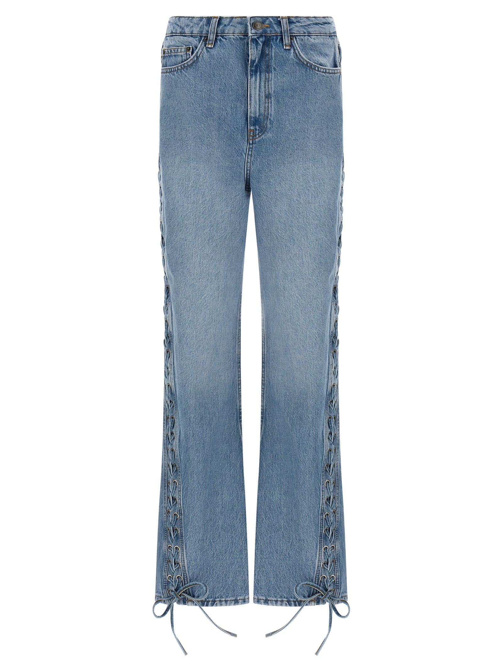 Rotate Birger Christensen 'Twisted Lacing' Jeans