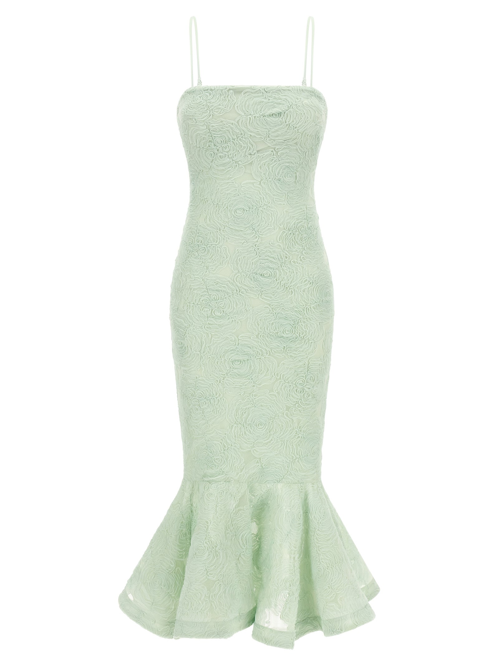 Rotate Birger Christensen 'Flower Mesh Flounce' Dress