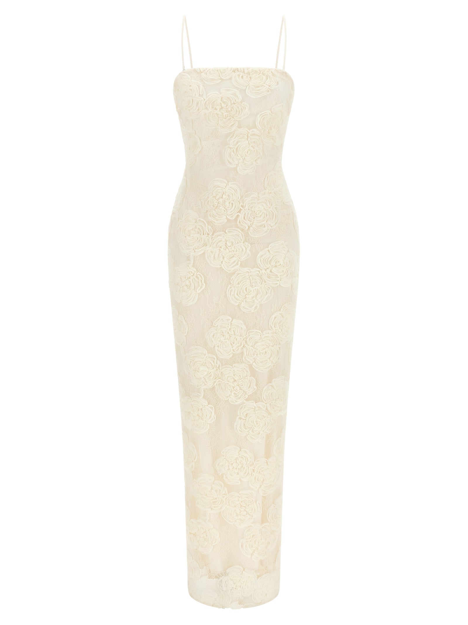Rotate Birger Christensen 'Flower Mesh Tube' Dress