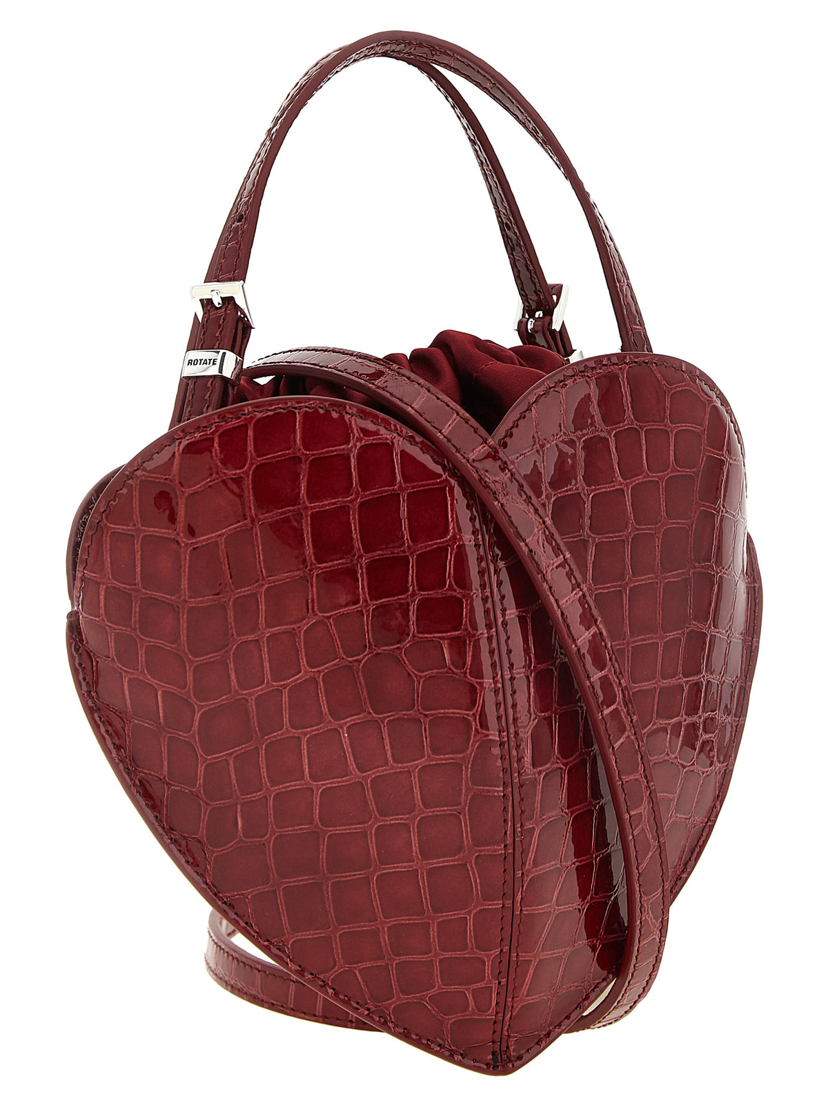 Rotate Birger Christensen 'The Heart' Burgundy Handbag
