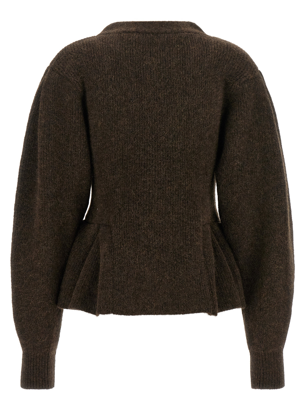Rotate Birger Christensen 'Peplum' Fund Cardigan
