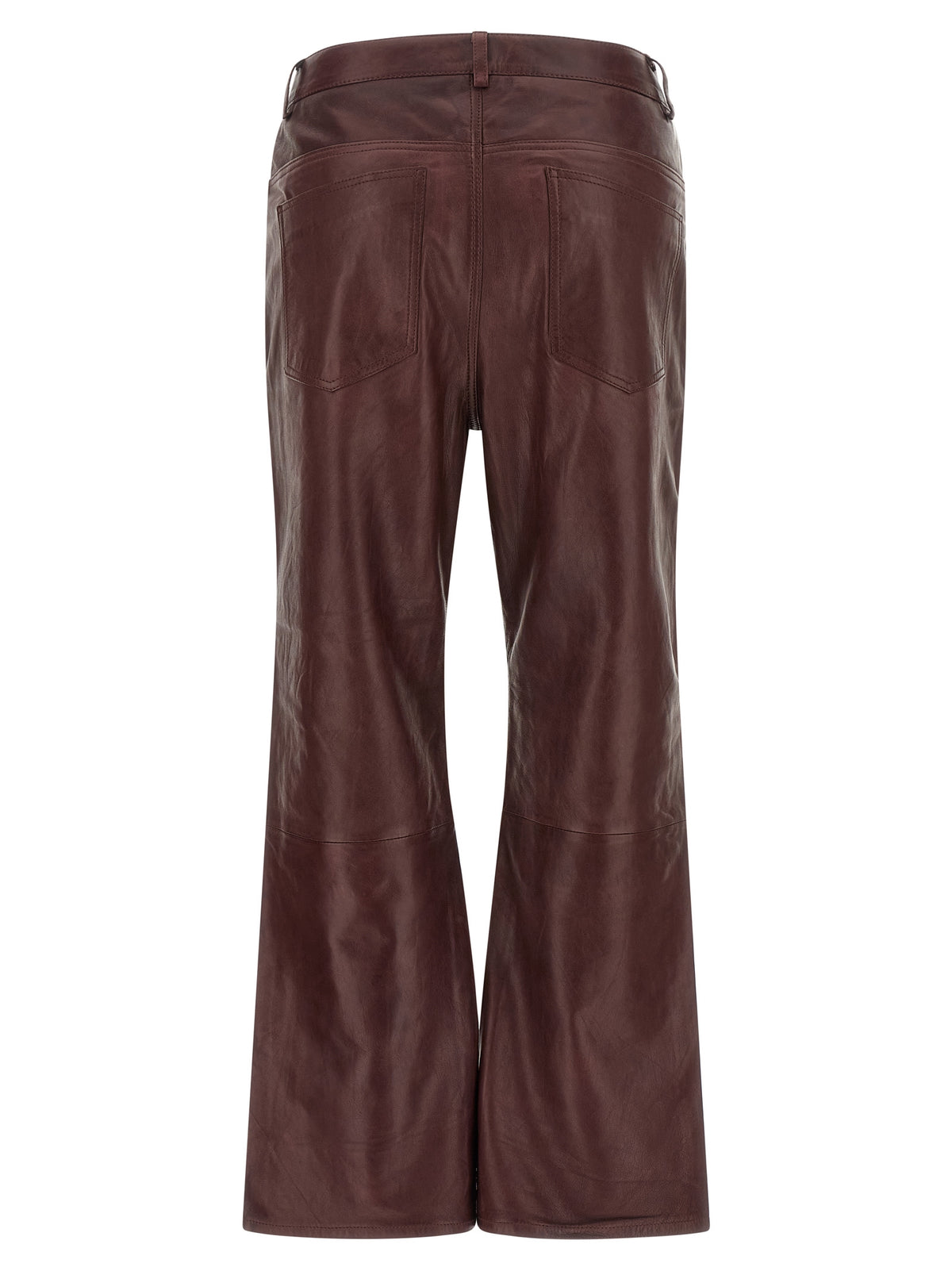 Rotate Birger Christensen Flared Leather-Effect Pants