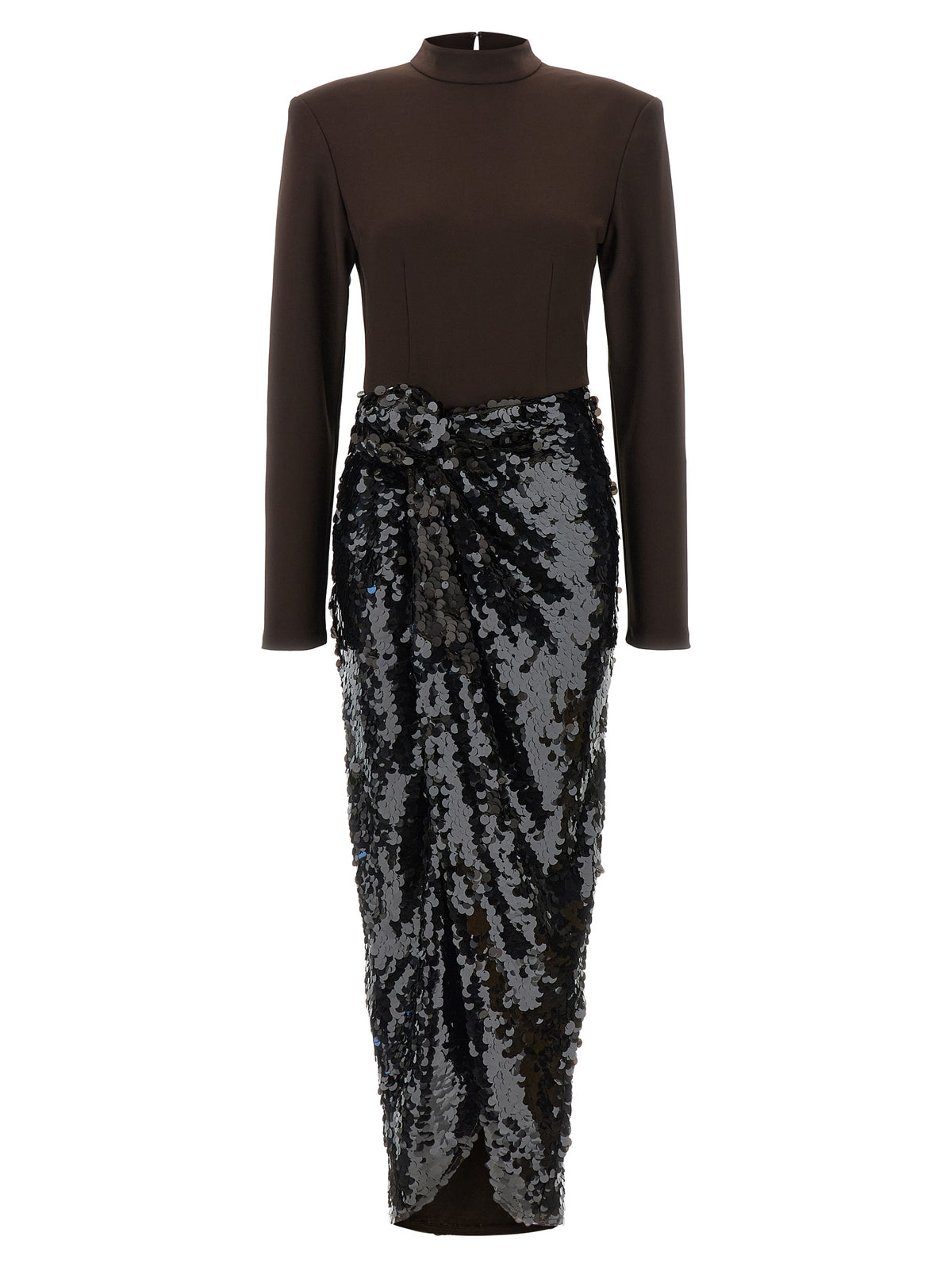 Rotate Birger Christensen 'Knotted Midi Dress' Dress