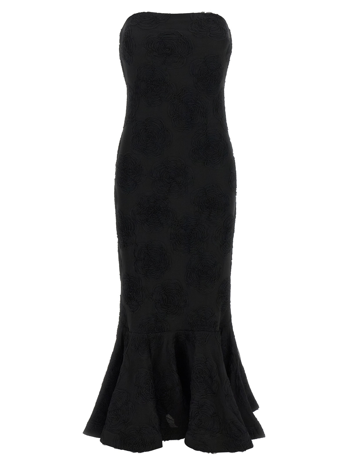 Rotate Birger Christensen 'Flower Mesh Flounce' Dress