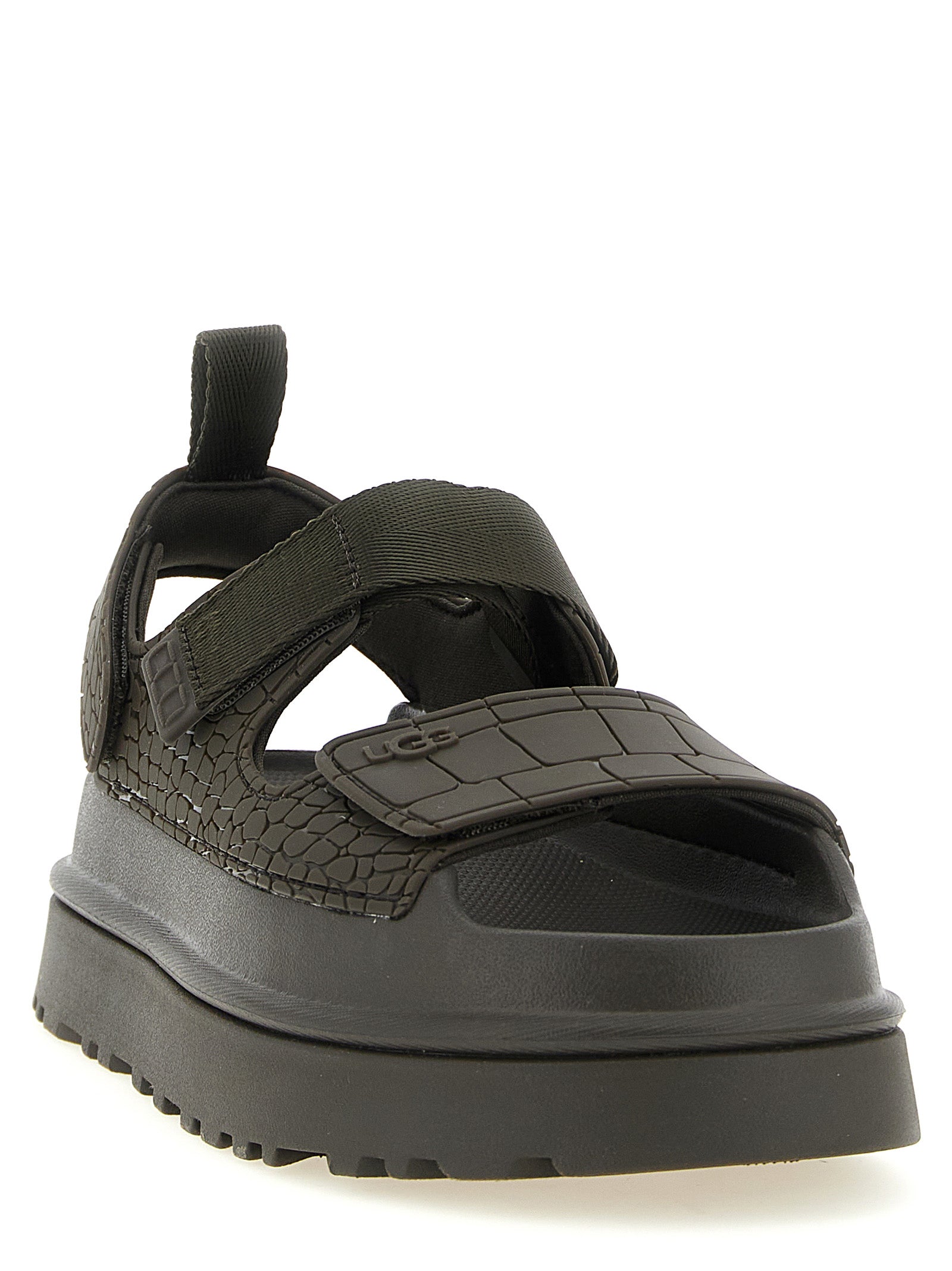 Ugg 'Goldenglow Embossed' Sandals