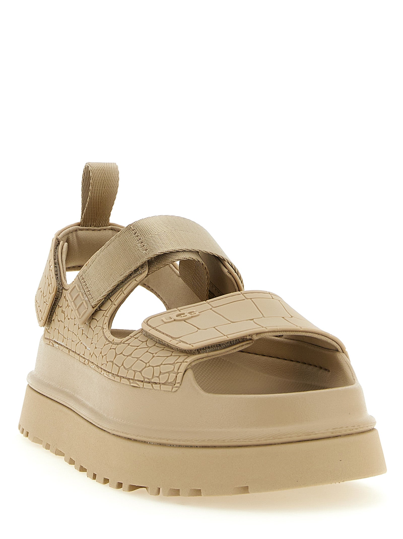 Ugg 'Goldenglow Embossed' Sandals