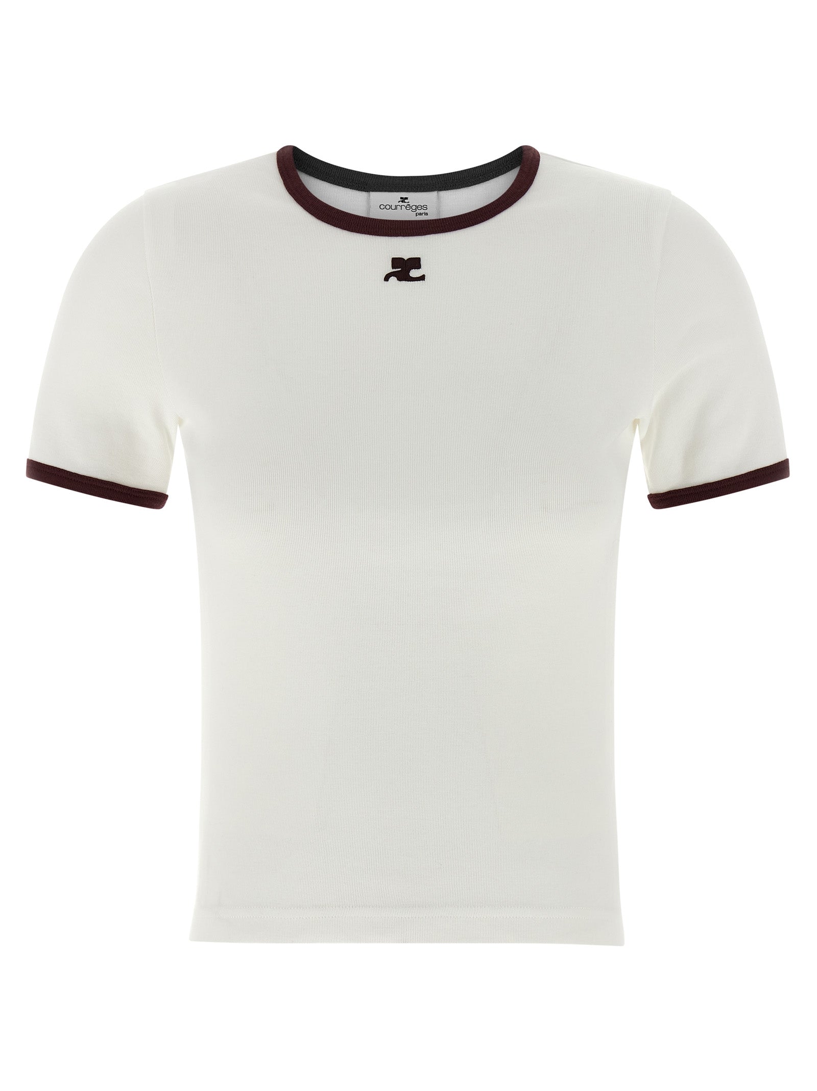 Courreges 'Signature Contrast' T-Shirt