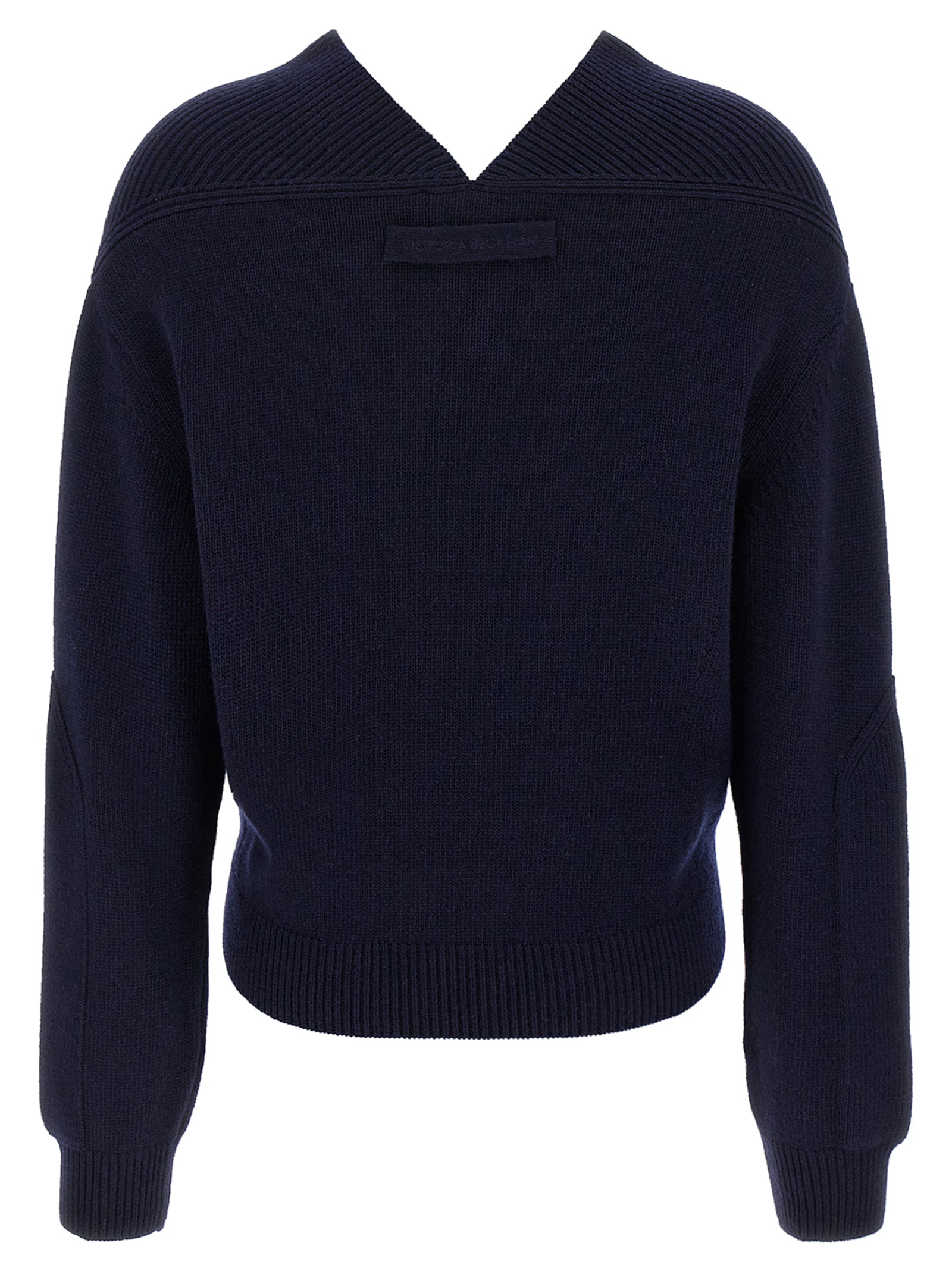 Victoria Beckham 'V-Neck Yoke Detail' Sweater